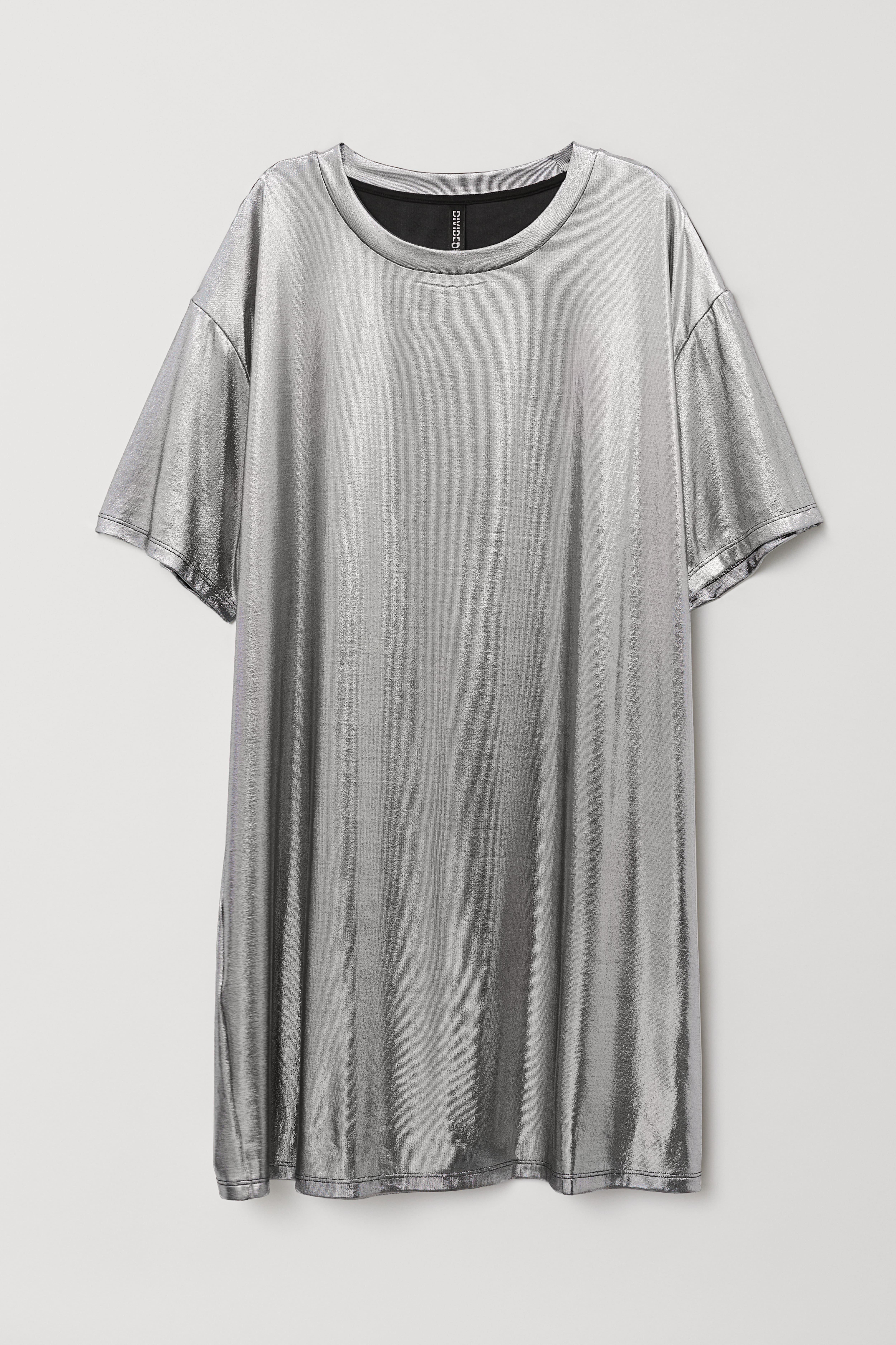 Coated T shirt dress