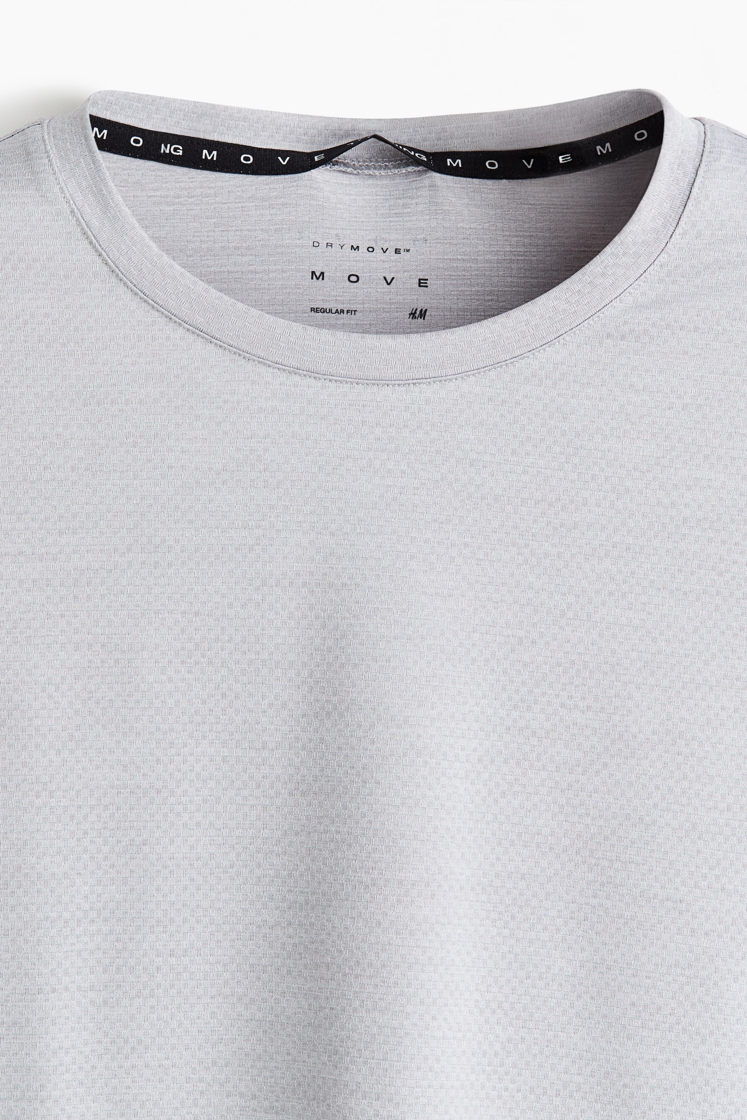 Áo thể thao dài tay vải DryMove™ - Màu xám nhạt/Màu xanh lá khói - 3