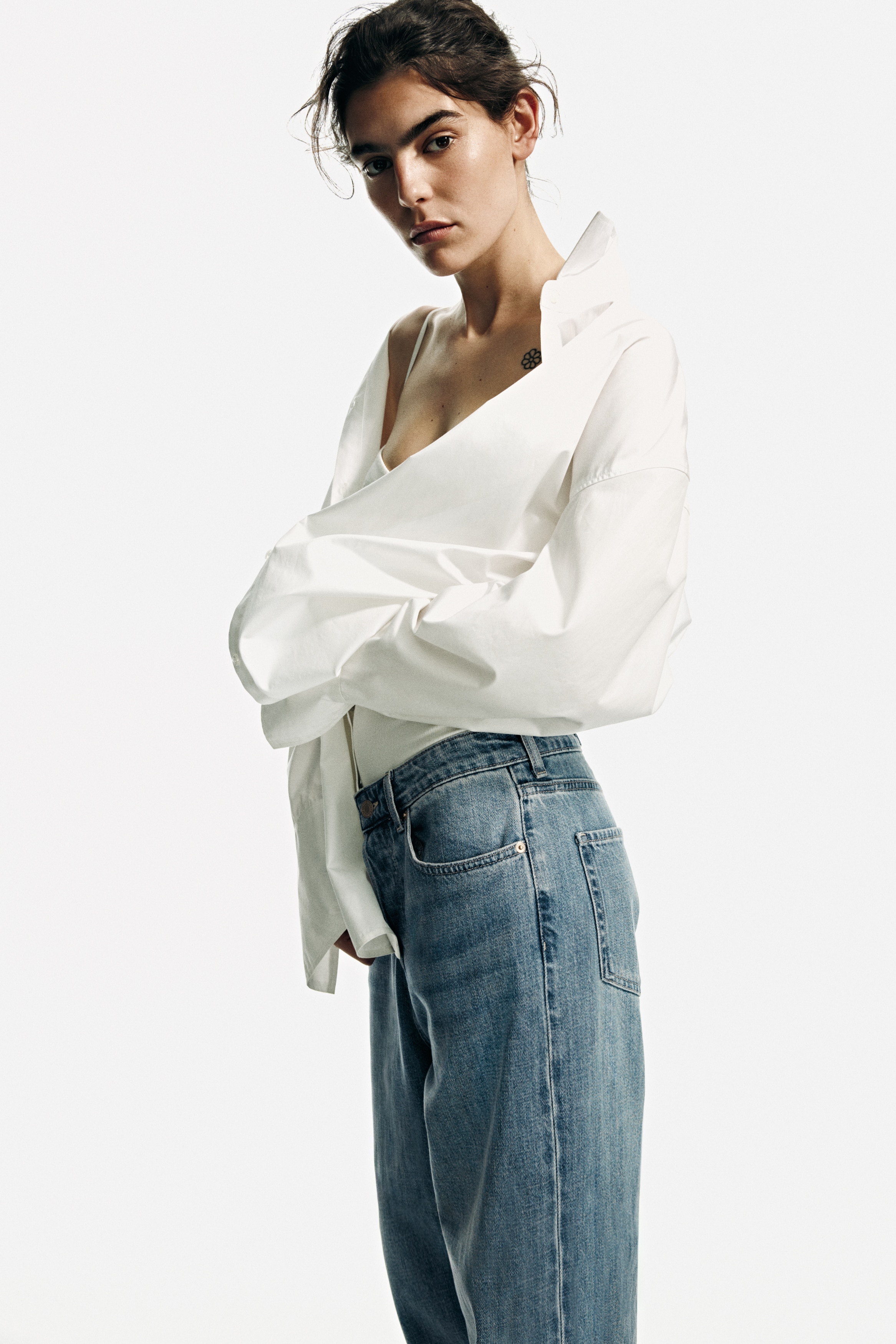 Wide-Leg Regular Waist Jeans from H&M - $49.99