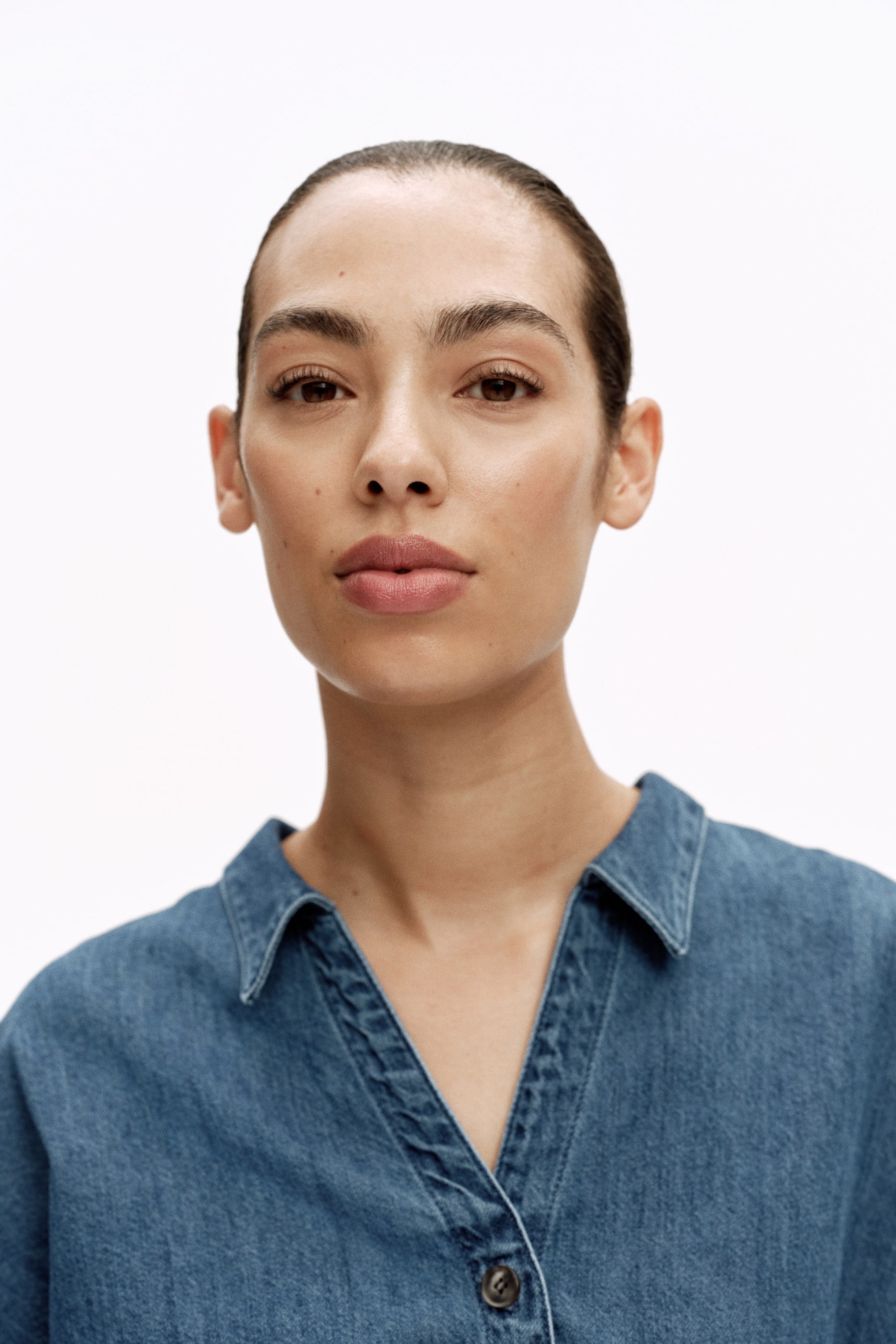 MAMA Denim Romper