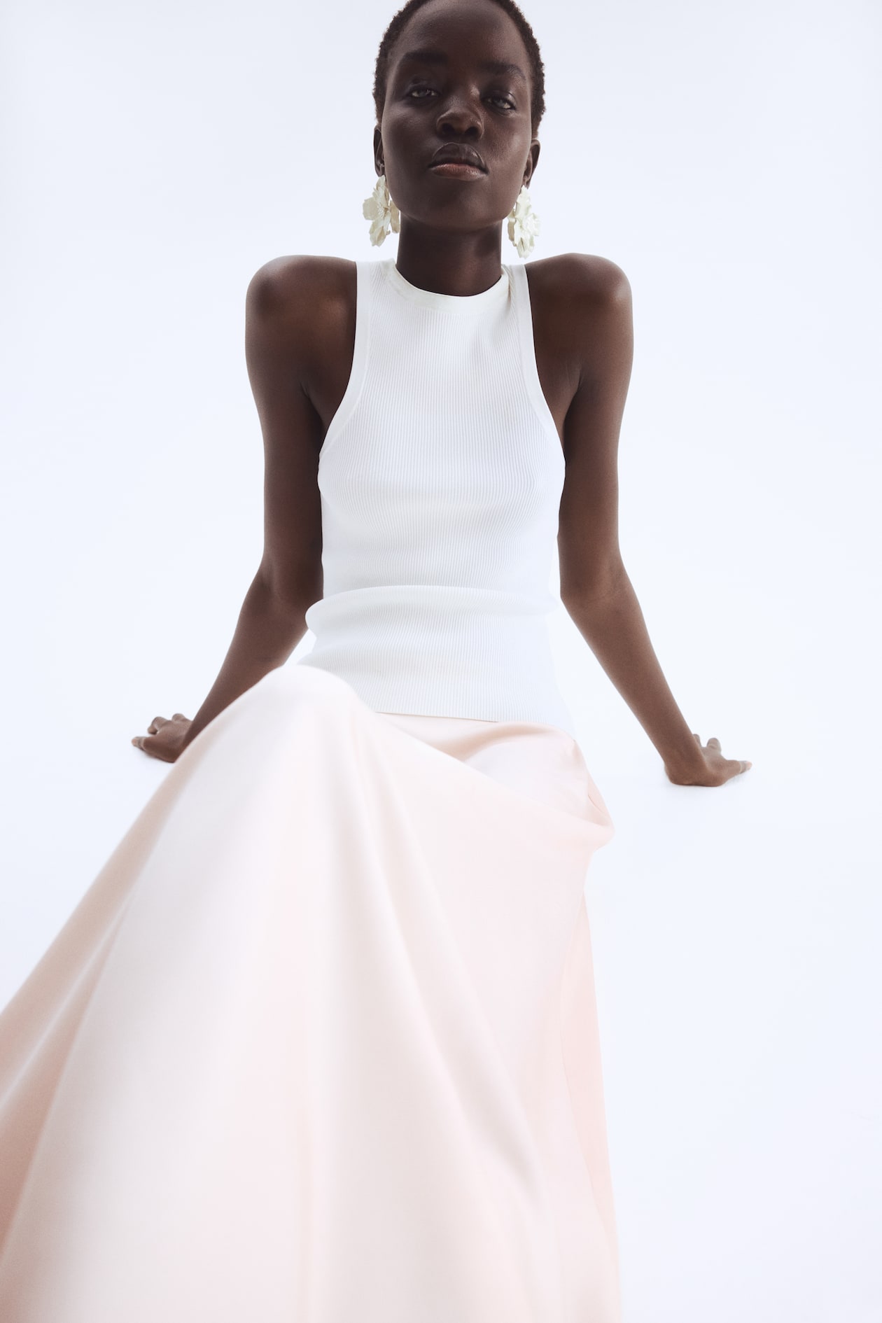 Satin Slip Skirt - image 2
