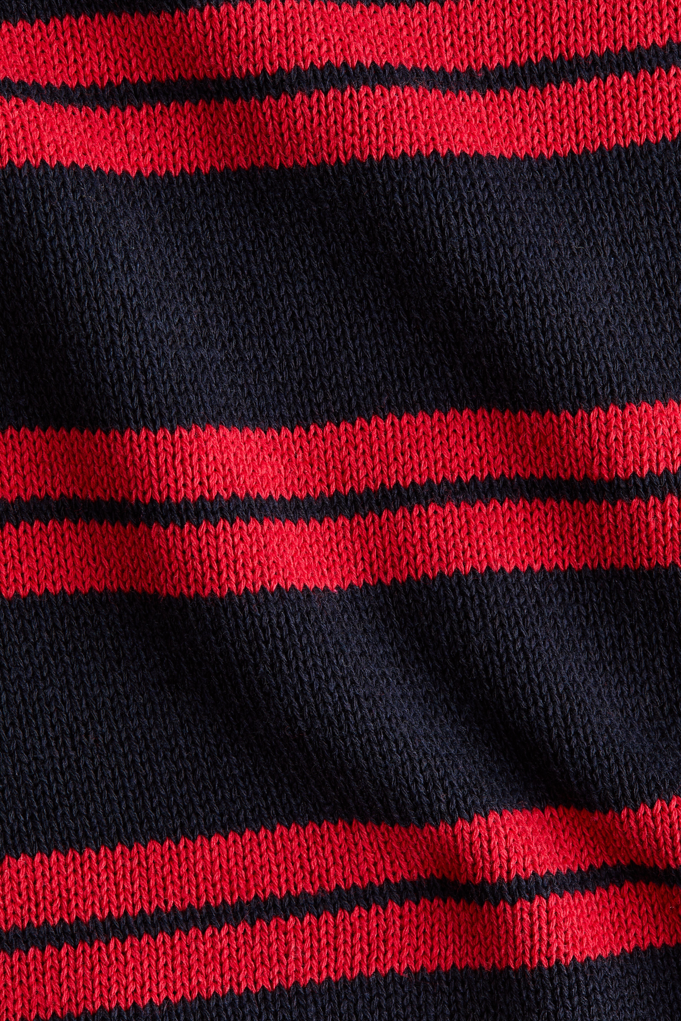 Women's Navy blue/striped Knit T-Shirt | H&M US