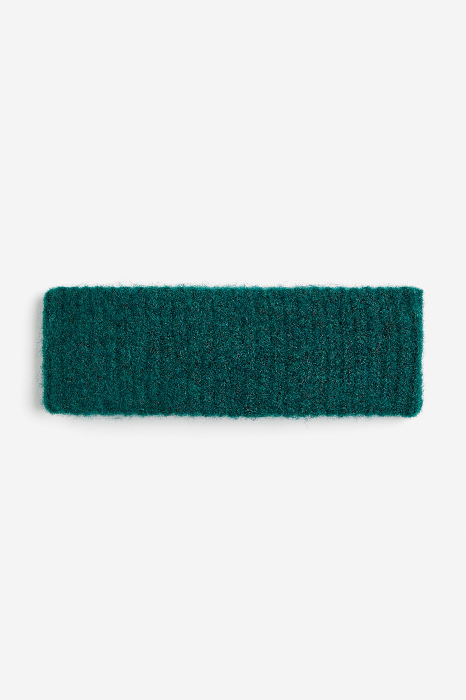 Rib Knit Headband - Dark green/Light purple/Cream - 1