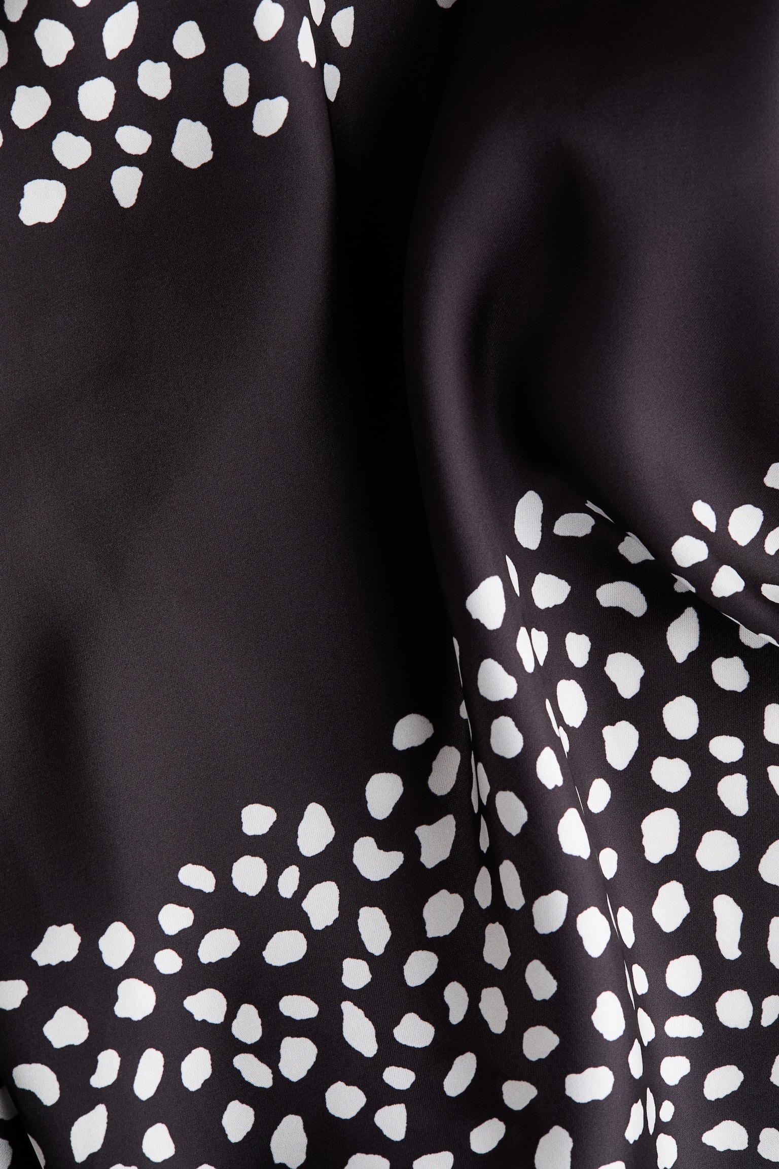 Halterneck top - Black/Spotted - 4