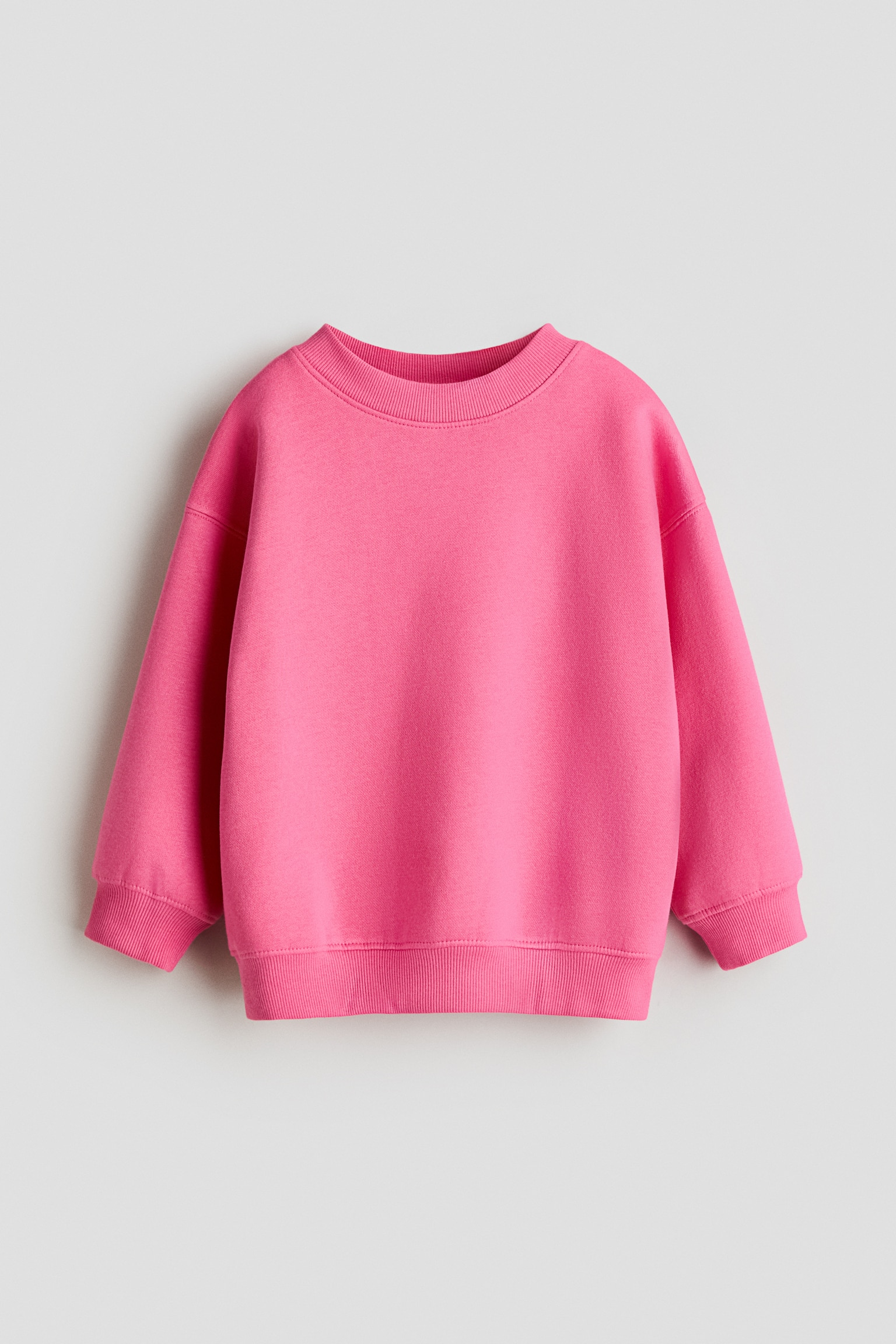 Brushed-Inside Sweatshirt - Pink/Light pink/Light dusty pink/cherries/Light pink/Taupe/hearts/Light purple/Cream/hearts/Turquoise/hearts/Dusty purple/hearts