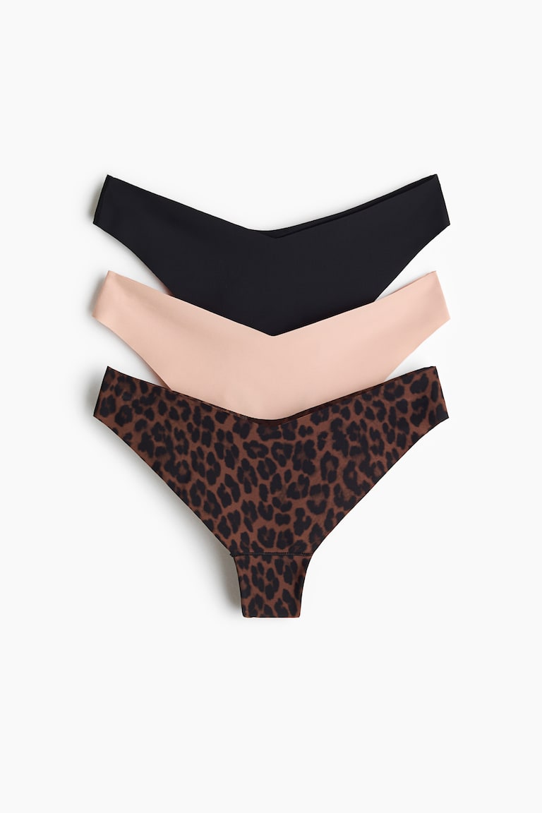 Tri para neprimetnih tanga gaćica Lycra®