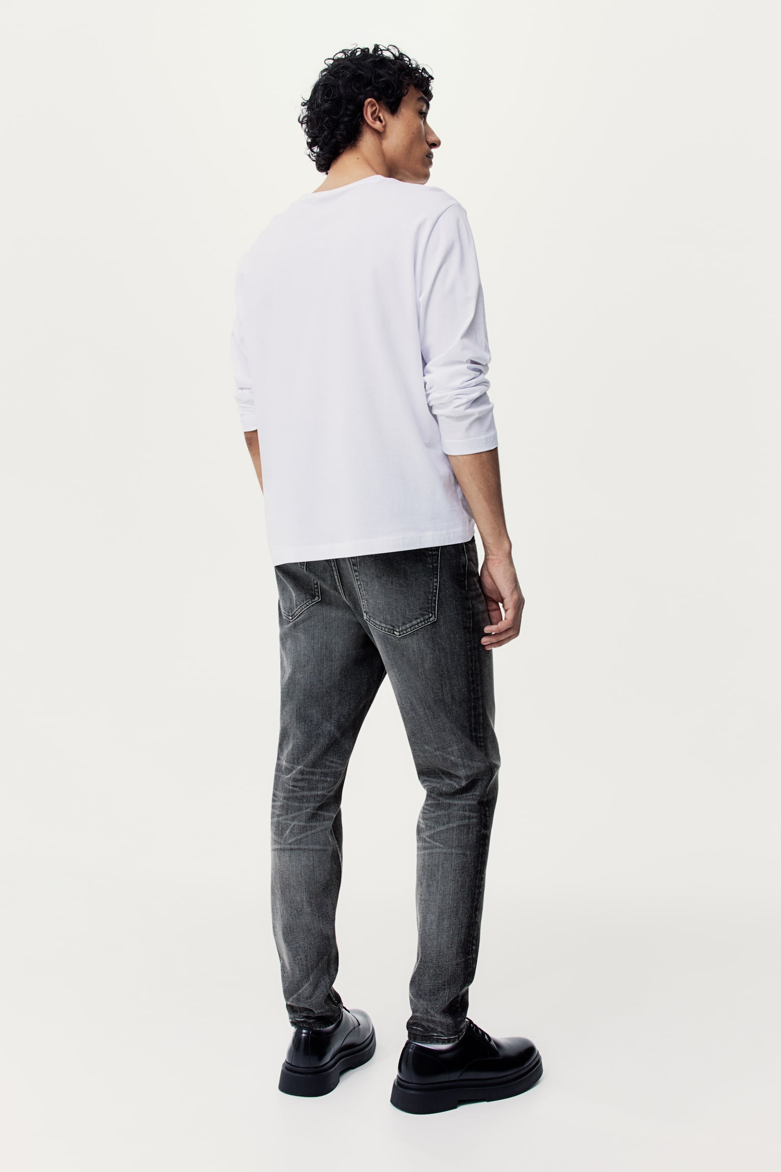 Regular Tapered Jeans - Gris foncé/Bleu denim/Noir/Gris denim/Bleu denim clair/Gris denim foncé - 3