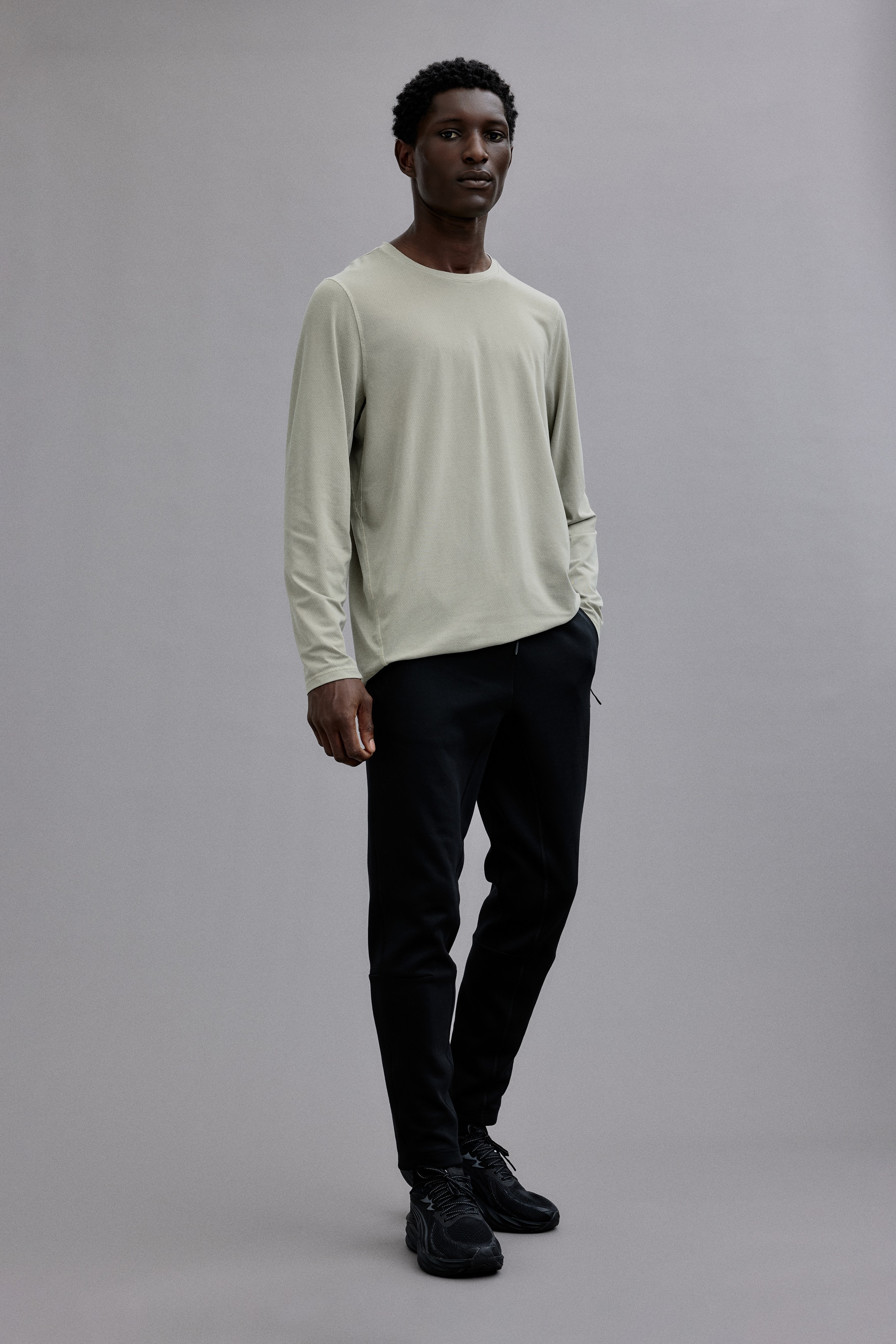 Αθλητικό joggers Slim Fit με τεχνολογία DryMove™ - Μαύρο/Ανοιχτό γκρι μελανζέ/Μπορντό/Σκούρο γκρι/Σκούρο πράσινο