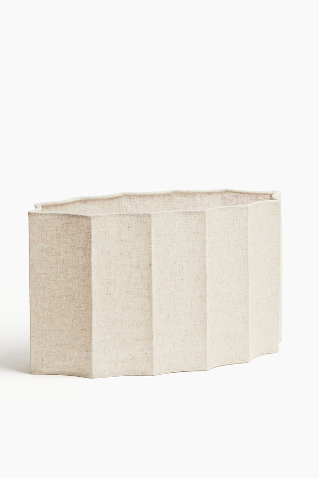 Linen lamp shade - Light beige - 1