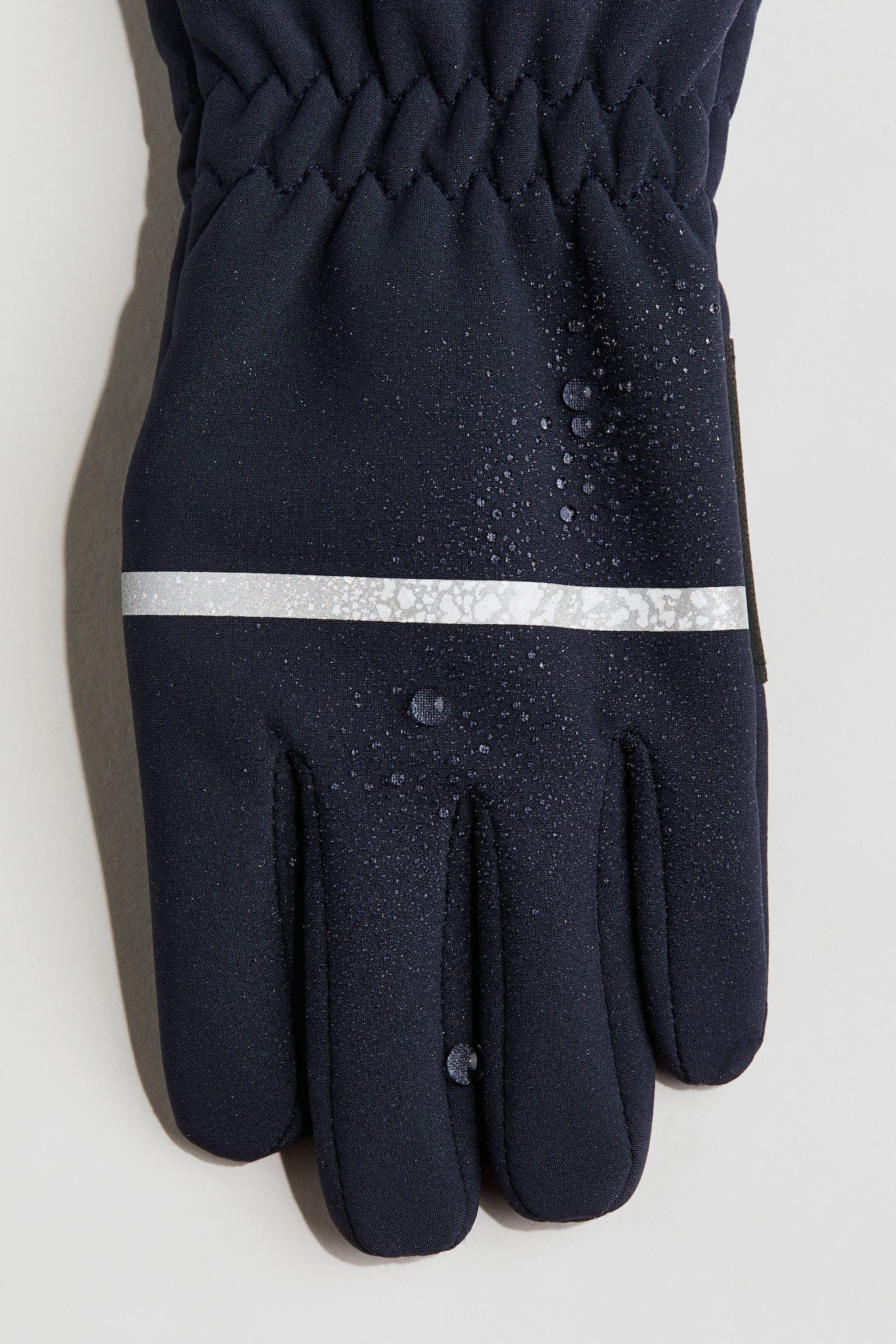 Water-repellent gloves - Navy blue/Light dusty pink/Black - 2