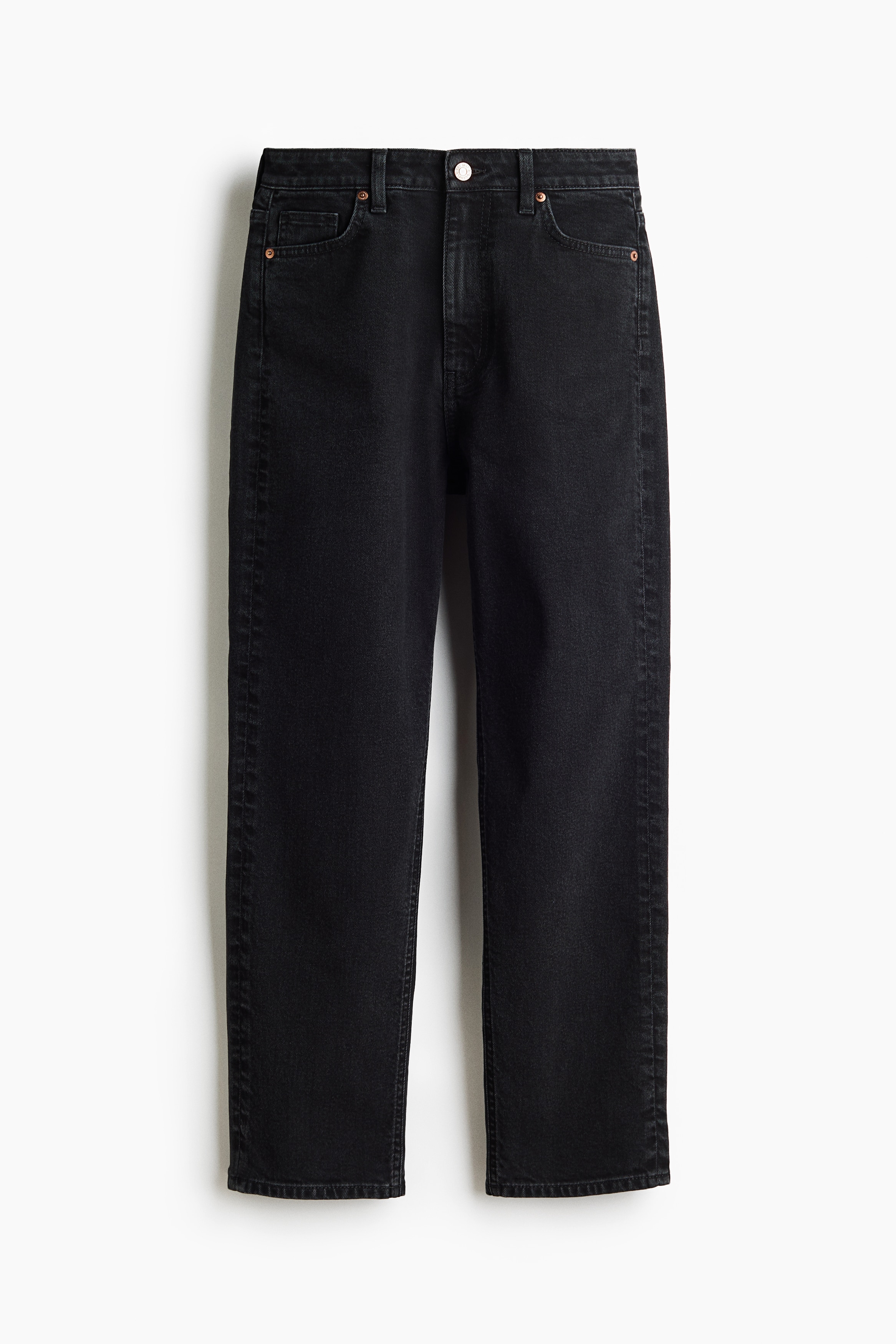 Mom Slim Fit High Waist Ankle Jeans - Schwarz/Helles Denimblau/Dunkles Mattbraun/Denimblau/Dunkles Denimblau/Dunkles Denimblau/Denimblau/Helles Denimblau/Dunkles Denimblau/Weiss/Hellbeige