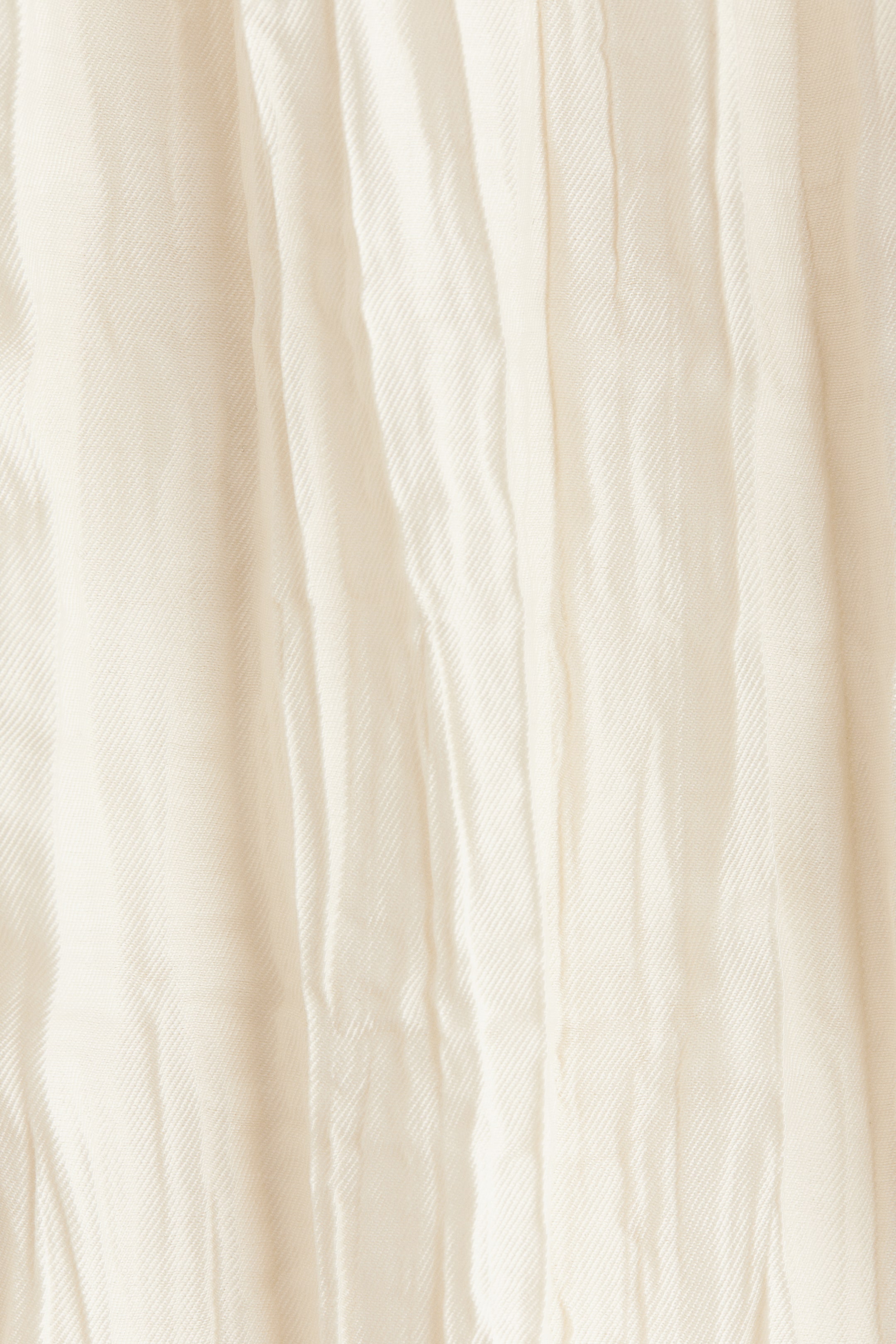 View larger image: Crinkled halterneck top - Cream - Ladies | H&M AU 5