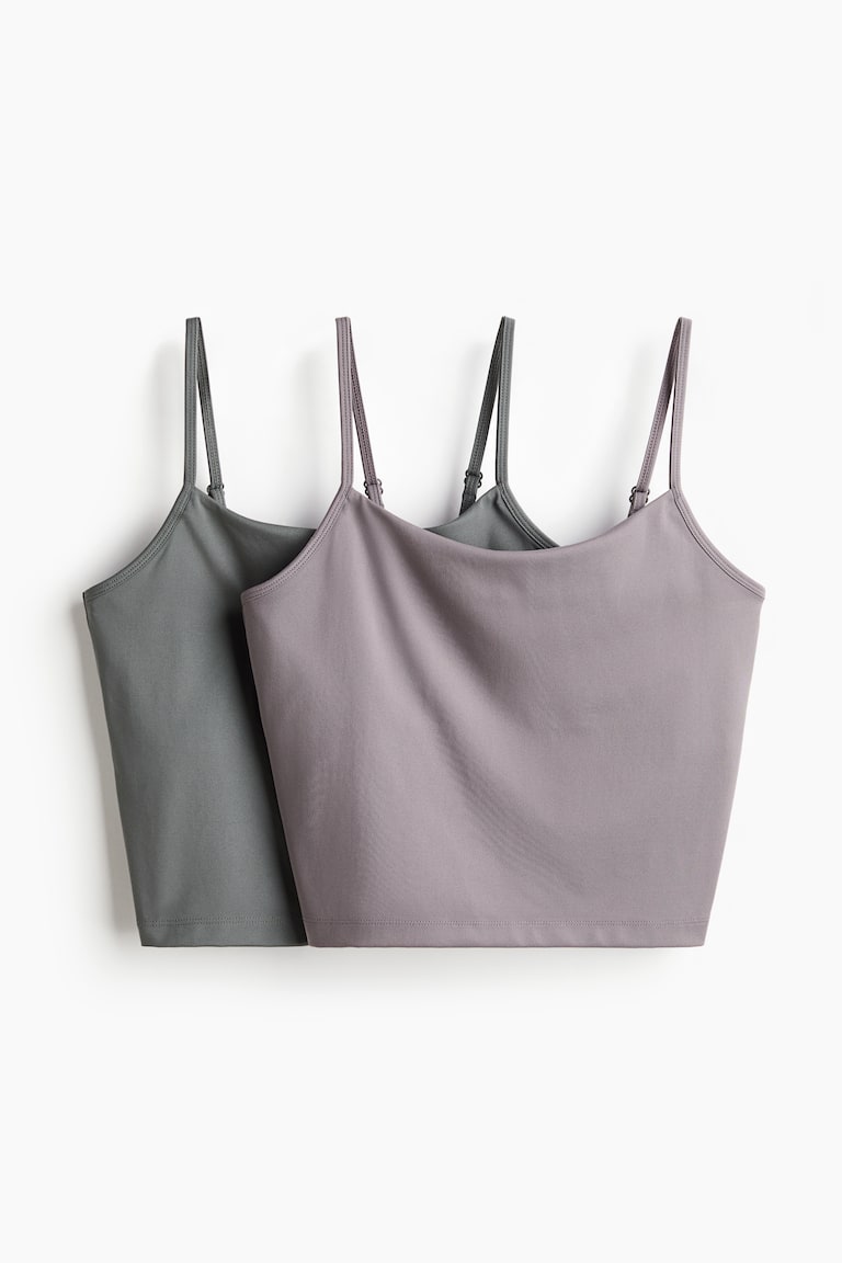 2-pack Shelf-bra Sports Tops