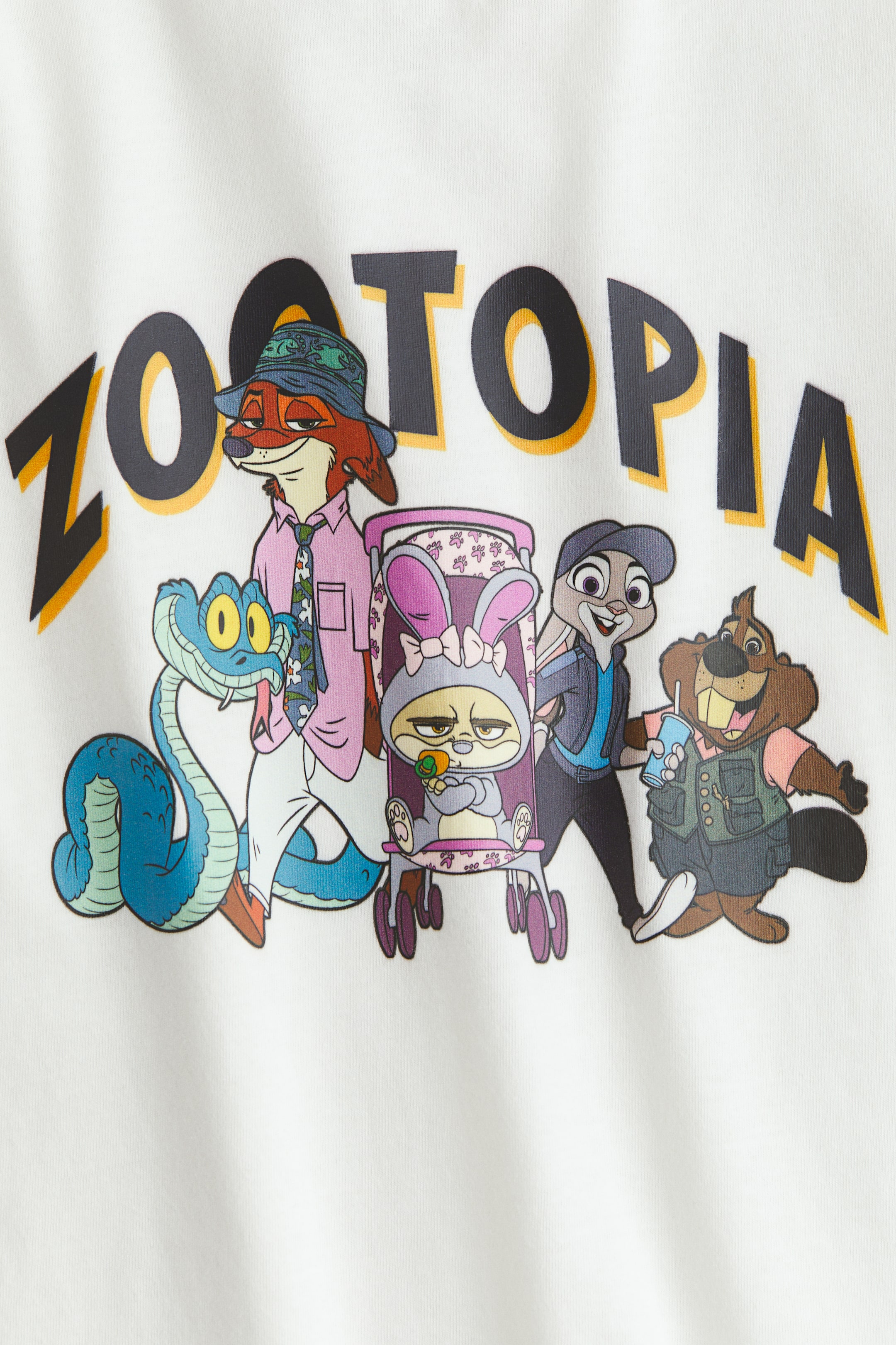 查看大圖: 圖案棉質T恤 - 白色/動物方城市 - Kids | H&M HK 6