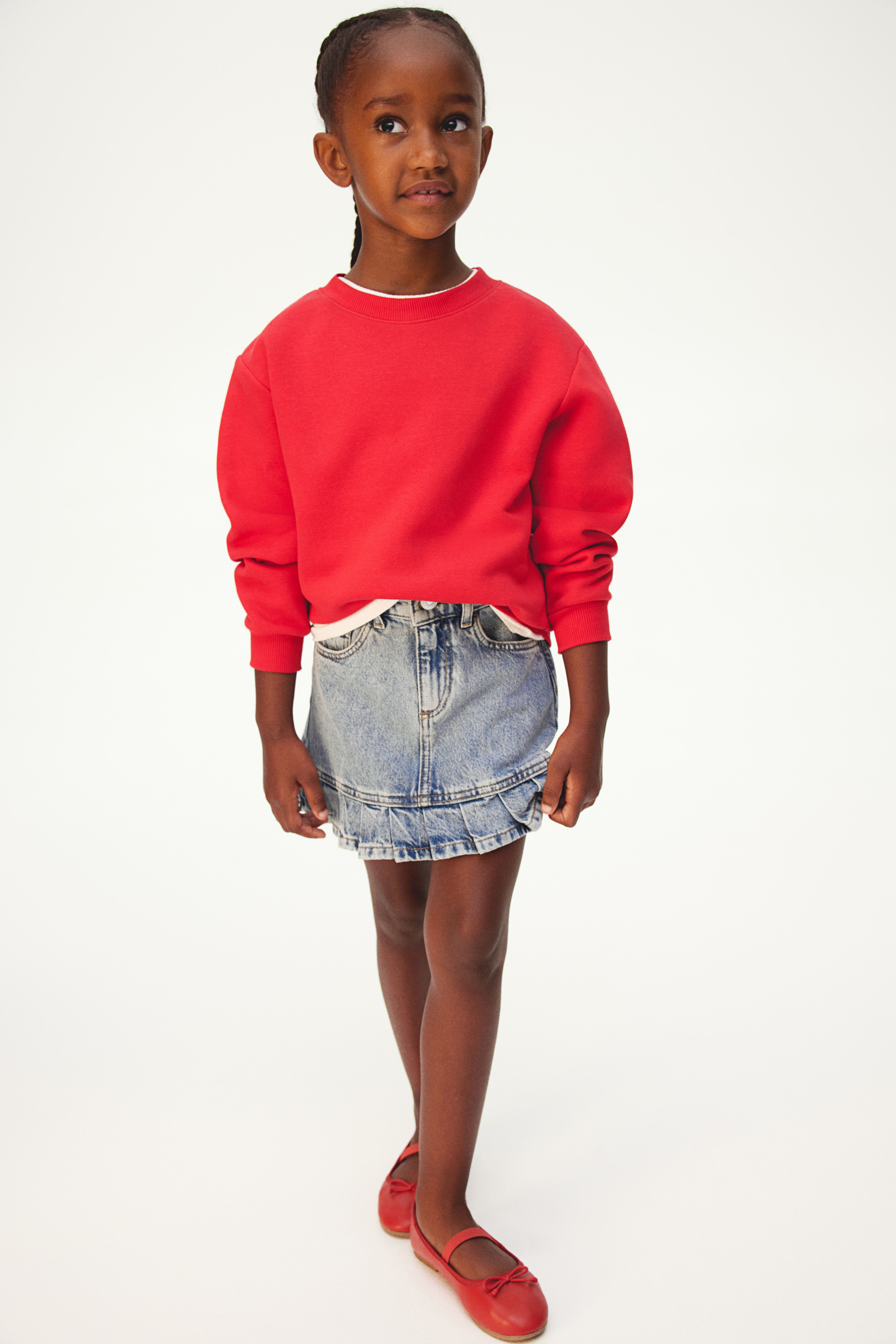 H&m girls denim skirt hotsell