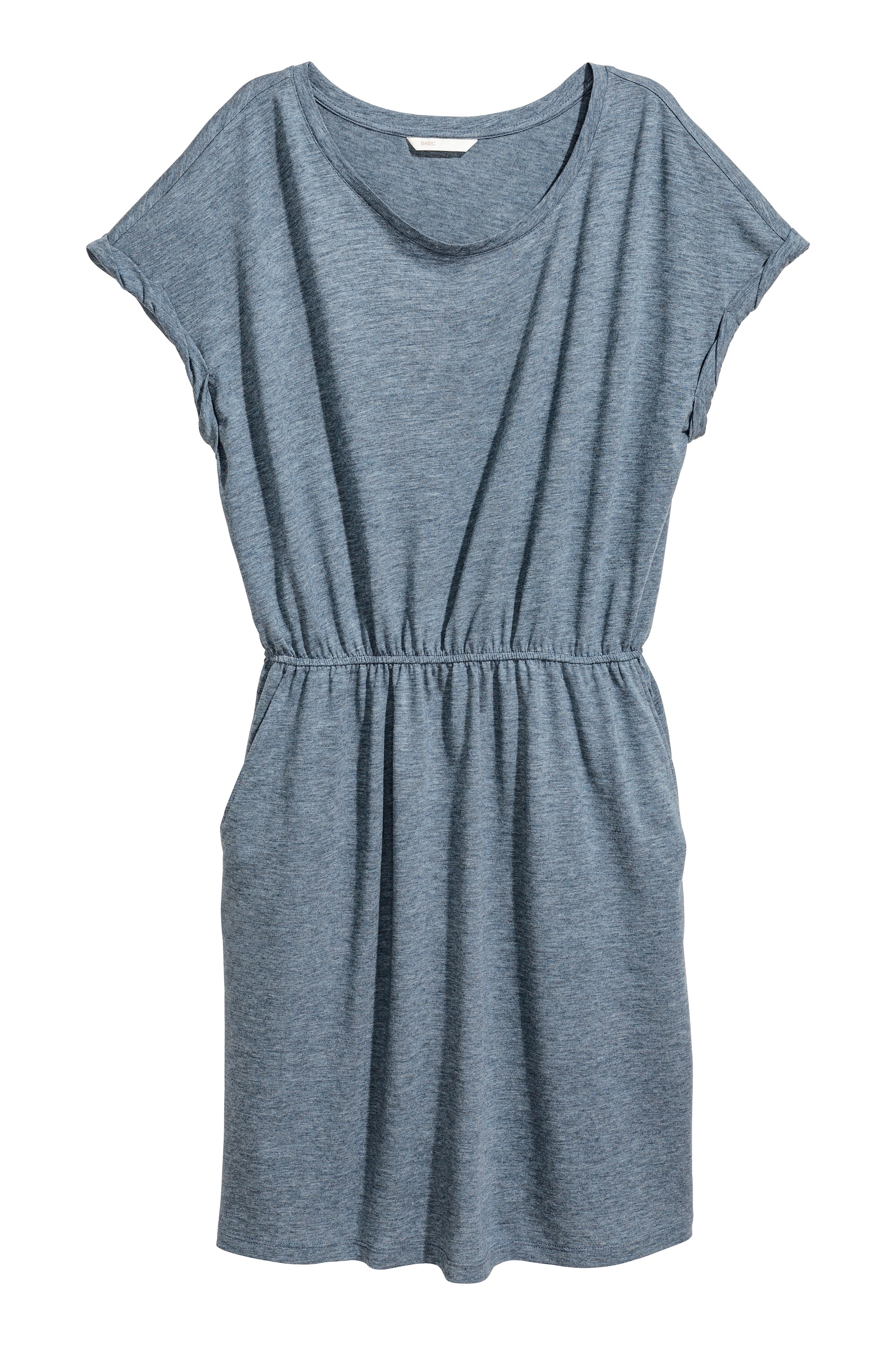 View larger image: Jersey dress - Grey-blue marl - Ladies | H&M GB 1
