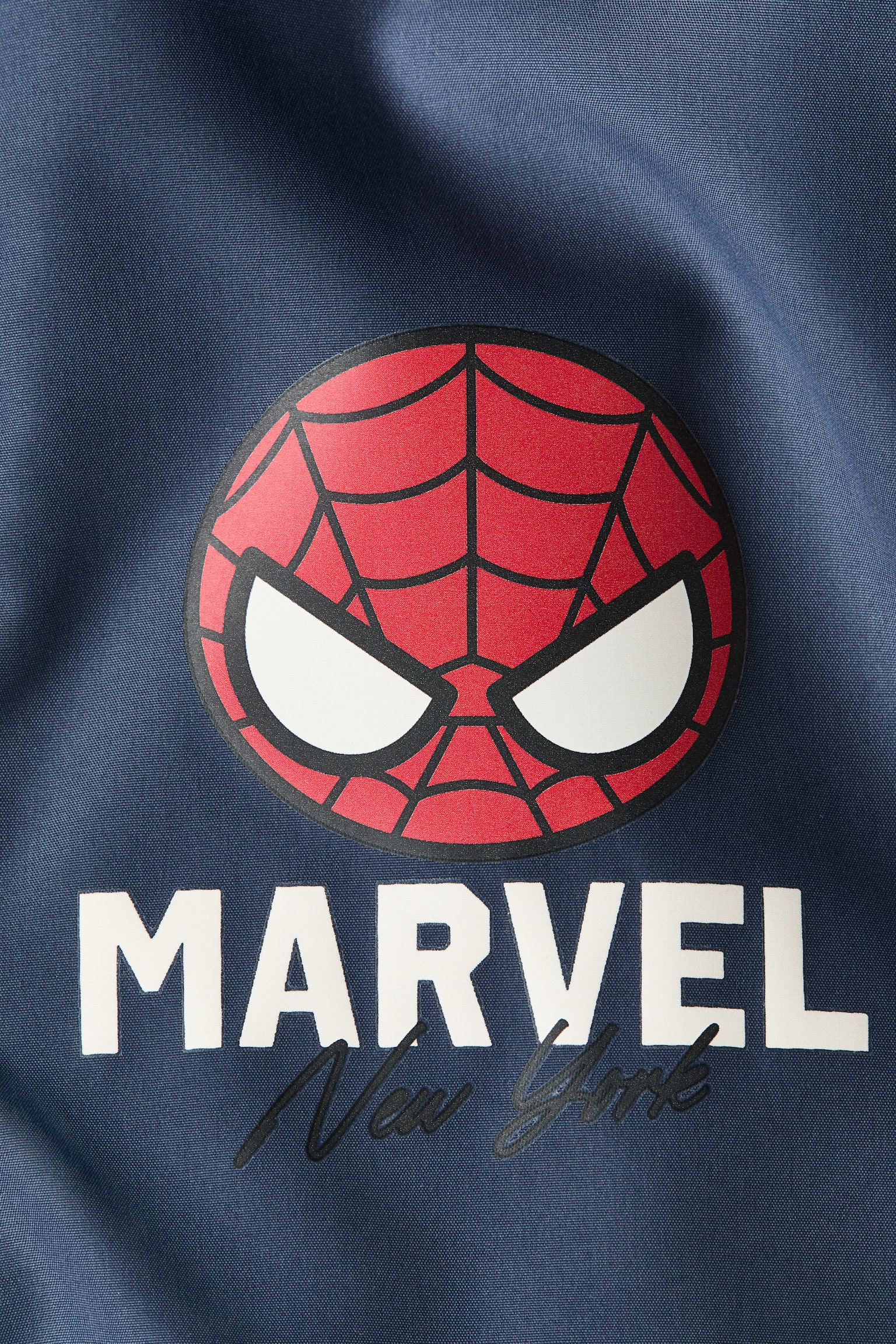 Детская куртка H&M Hooded Motif Windbreaker with Motif, цвет: Тёмный синий — фото 3