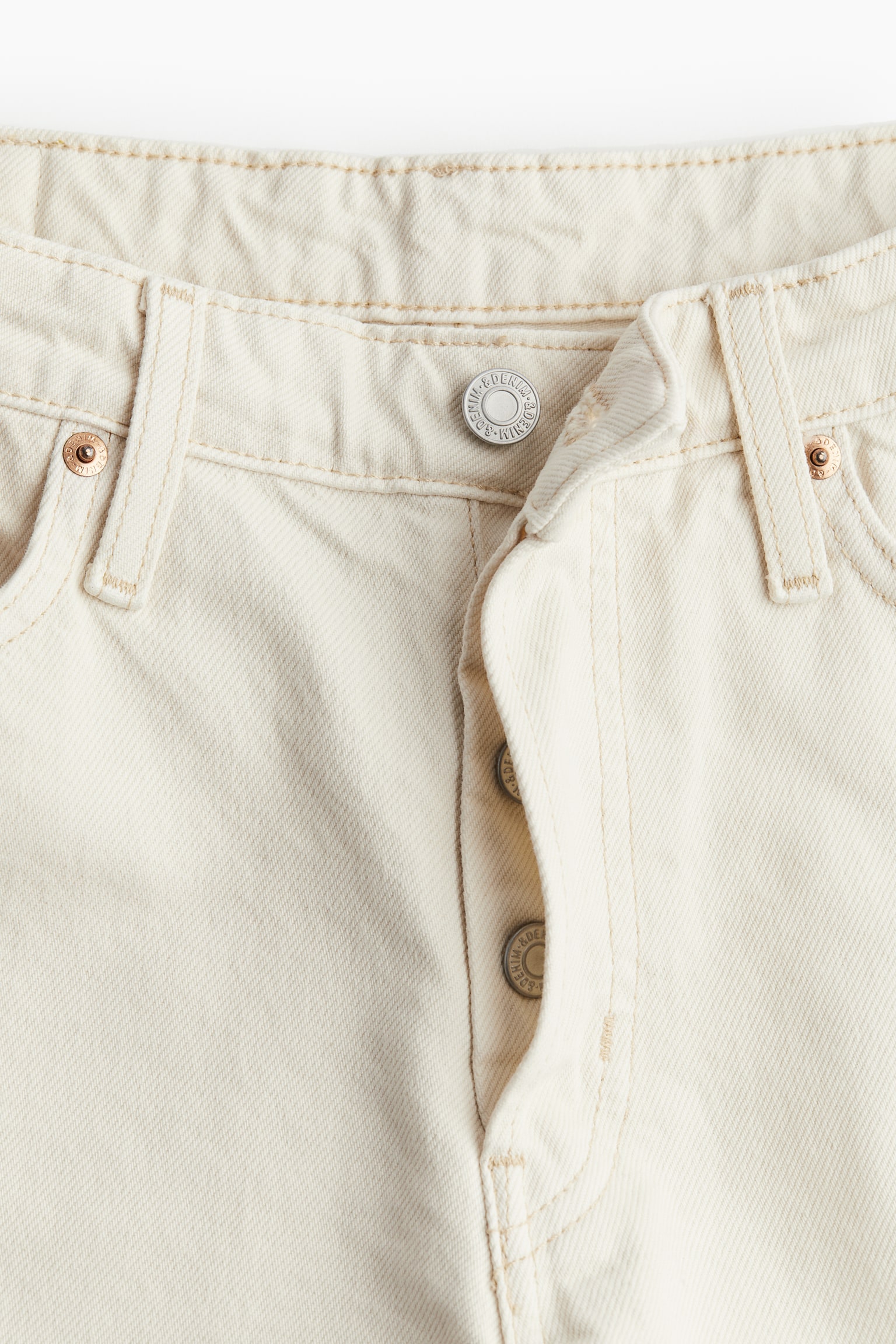 Baggy Low Denim shorts - Cream/Grey/Light denim blue/Black/Denim blue/Light denim blue - 3