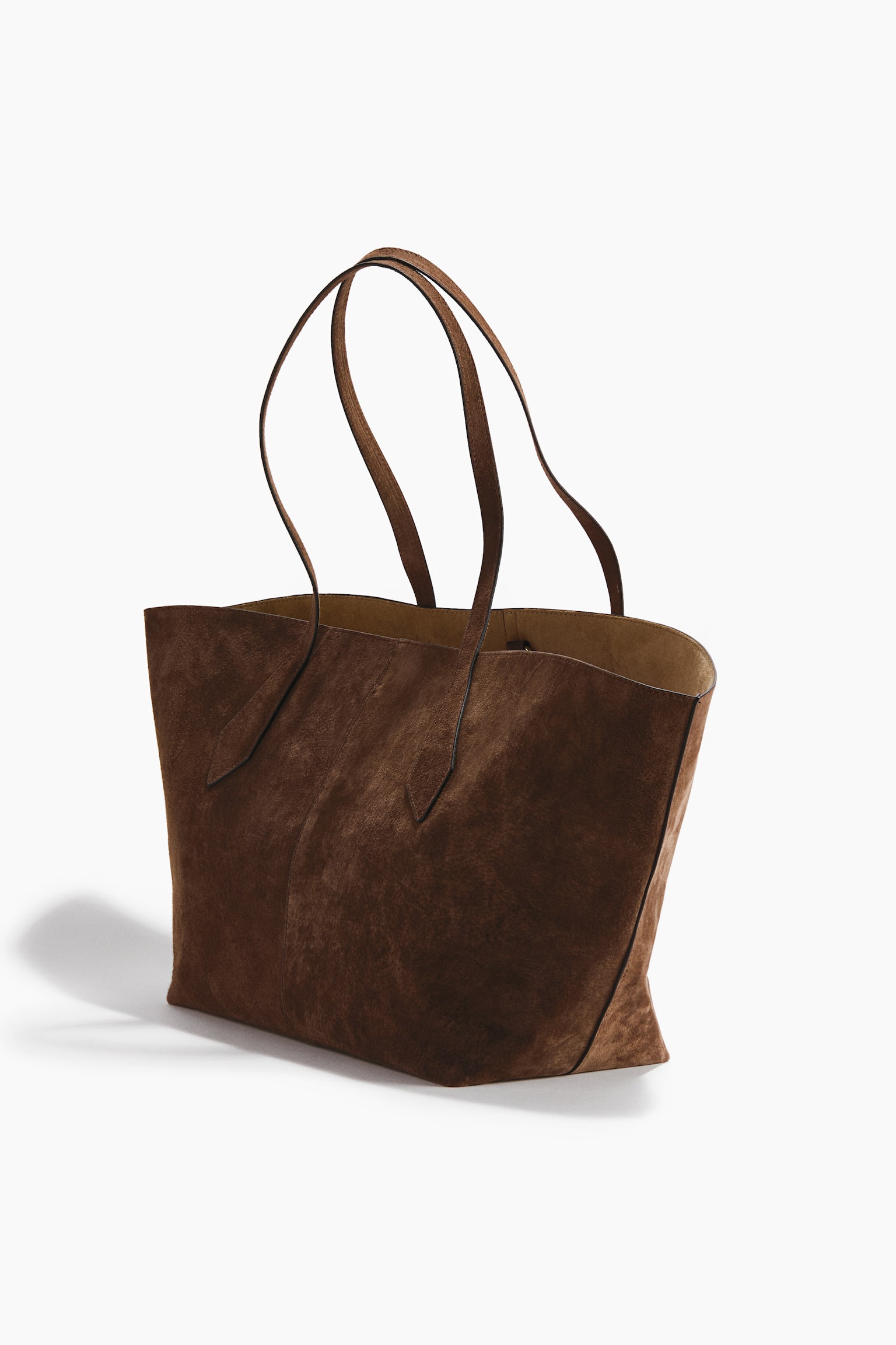 Suede shopper - Brown - 5