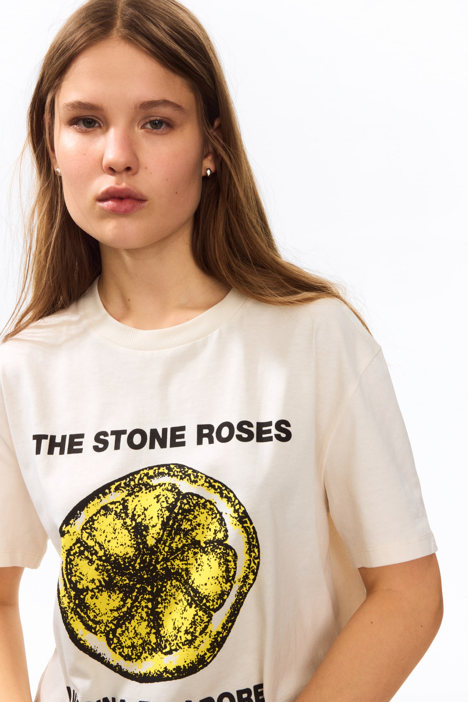 Printed T-shirt - Light beige/The Stone Roses - 3