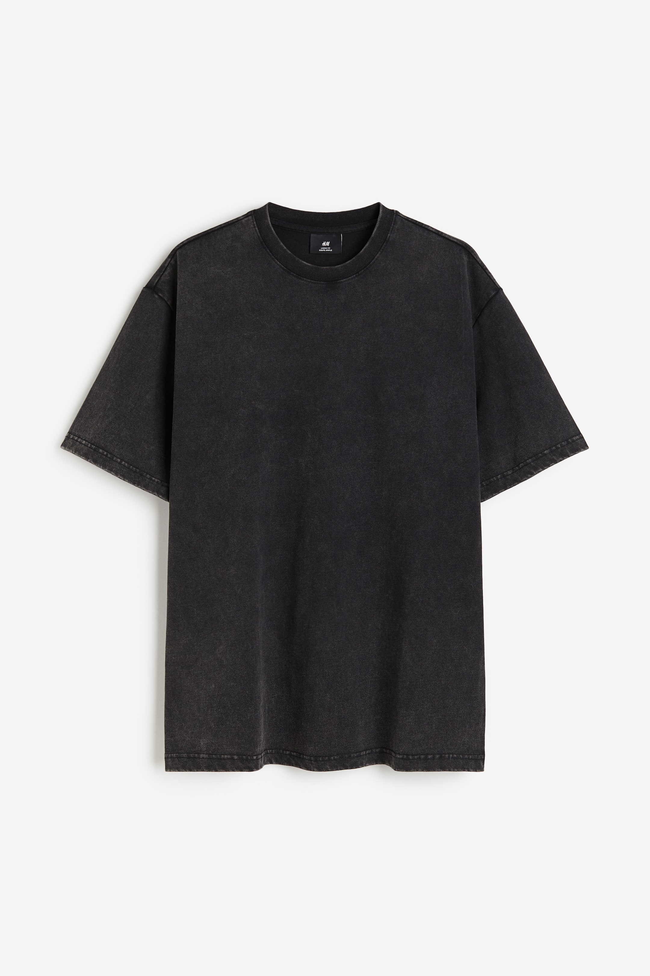 View larger image: Loose Fit T-shirt - Vintage black - Men | H&M 1