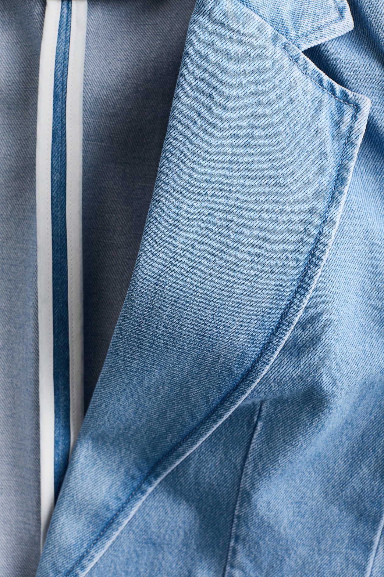 Gathered-Sleeve Denim Jacket - image 2
