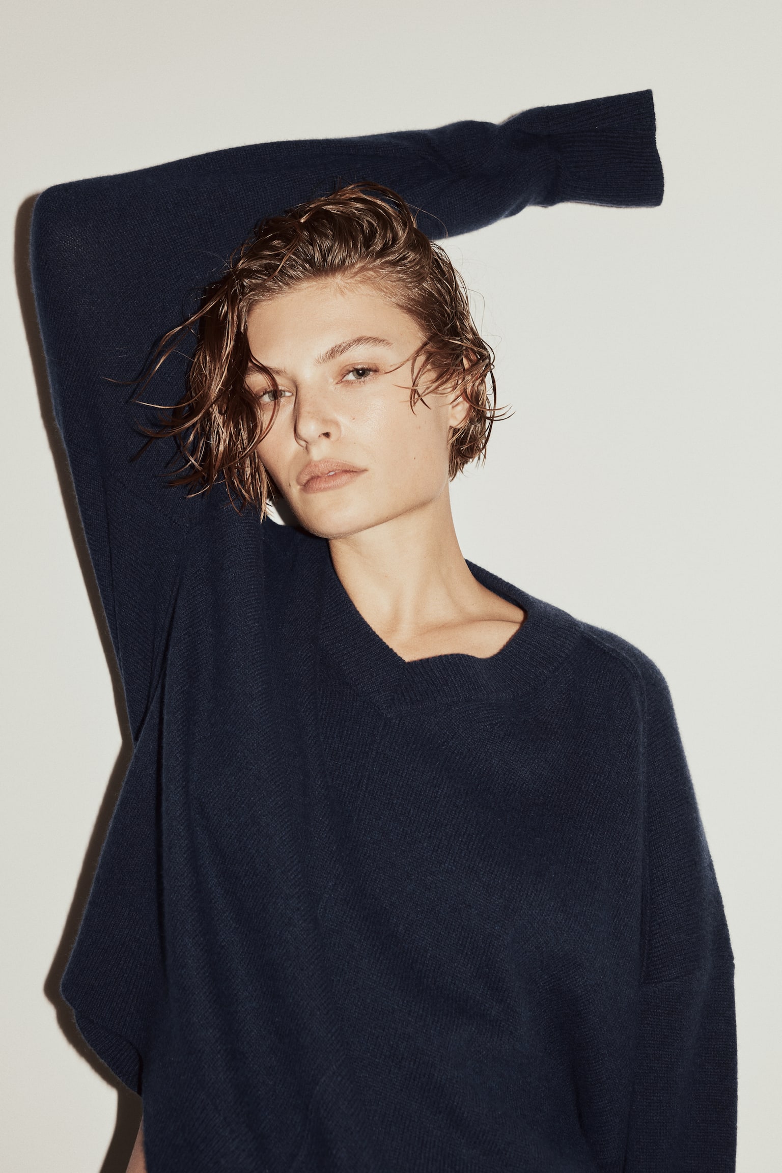 Cashmere-blend jumper - 1