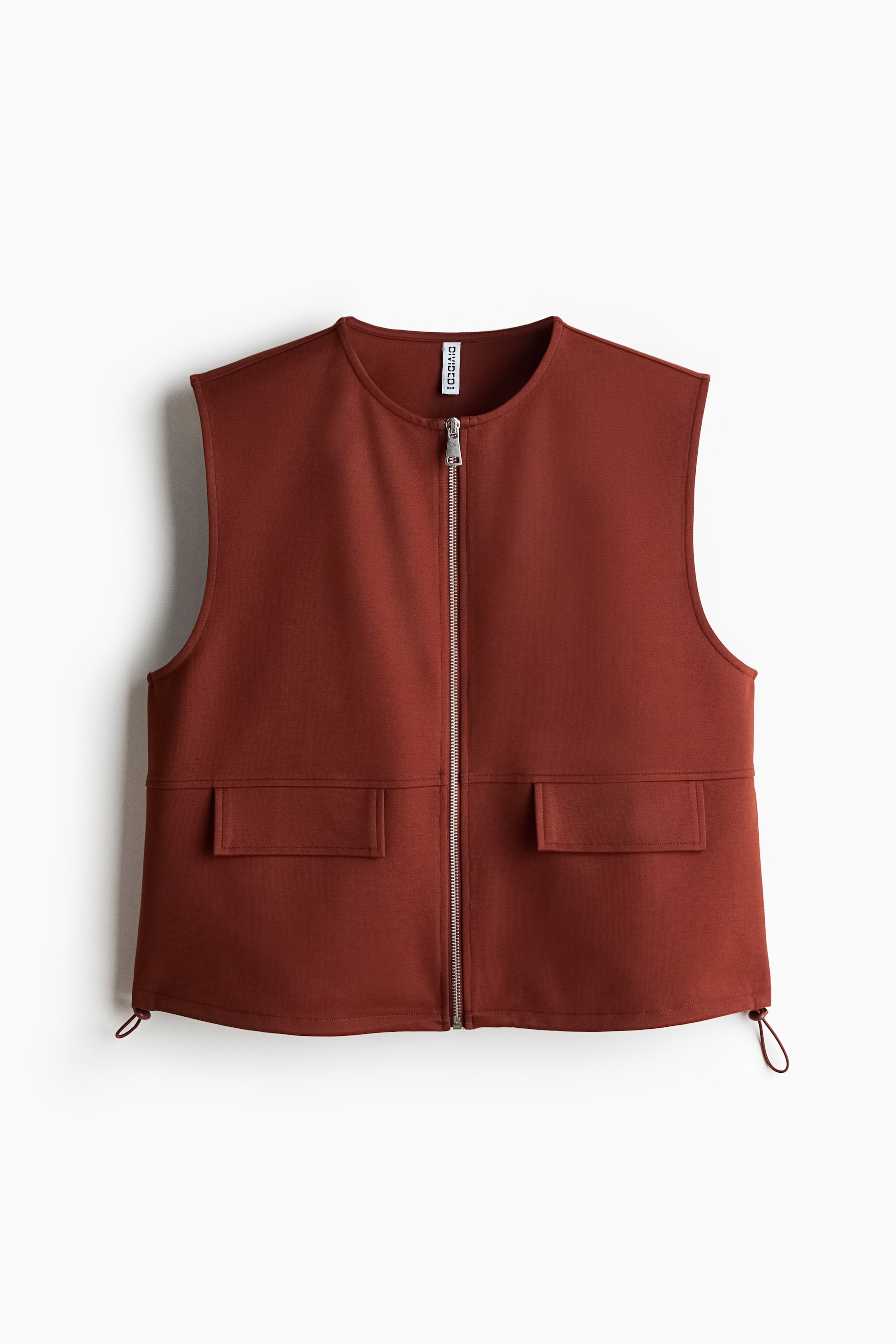 Haut en jersey avec cordons de serrage