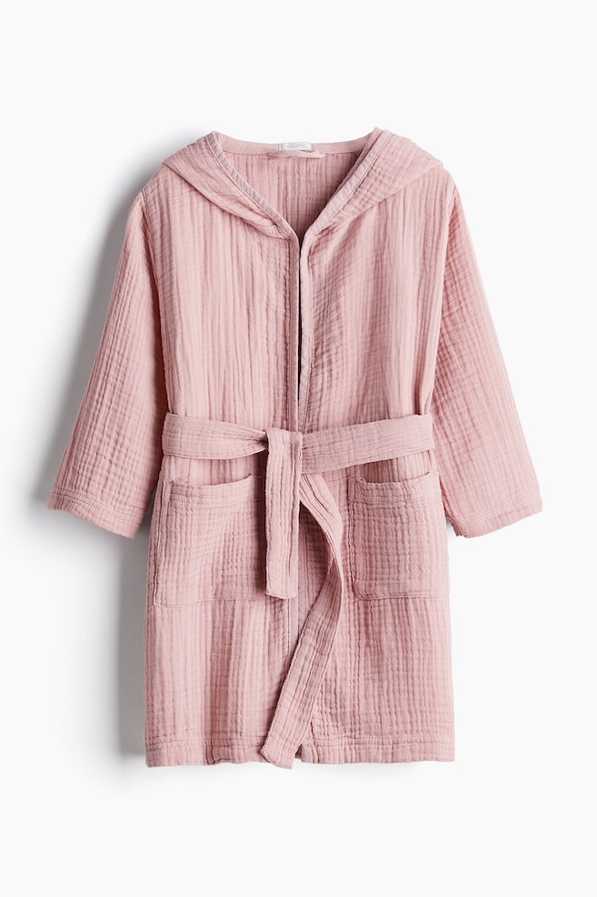 Muslin dressing gown - Dusty pink/Pink/Light beige/Beige/Sage green - 1