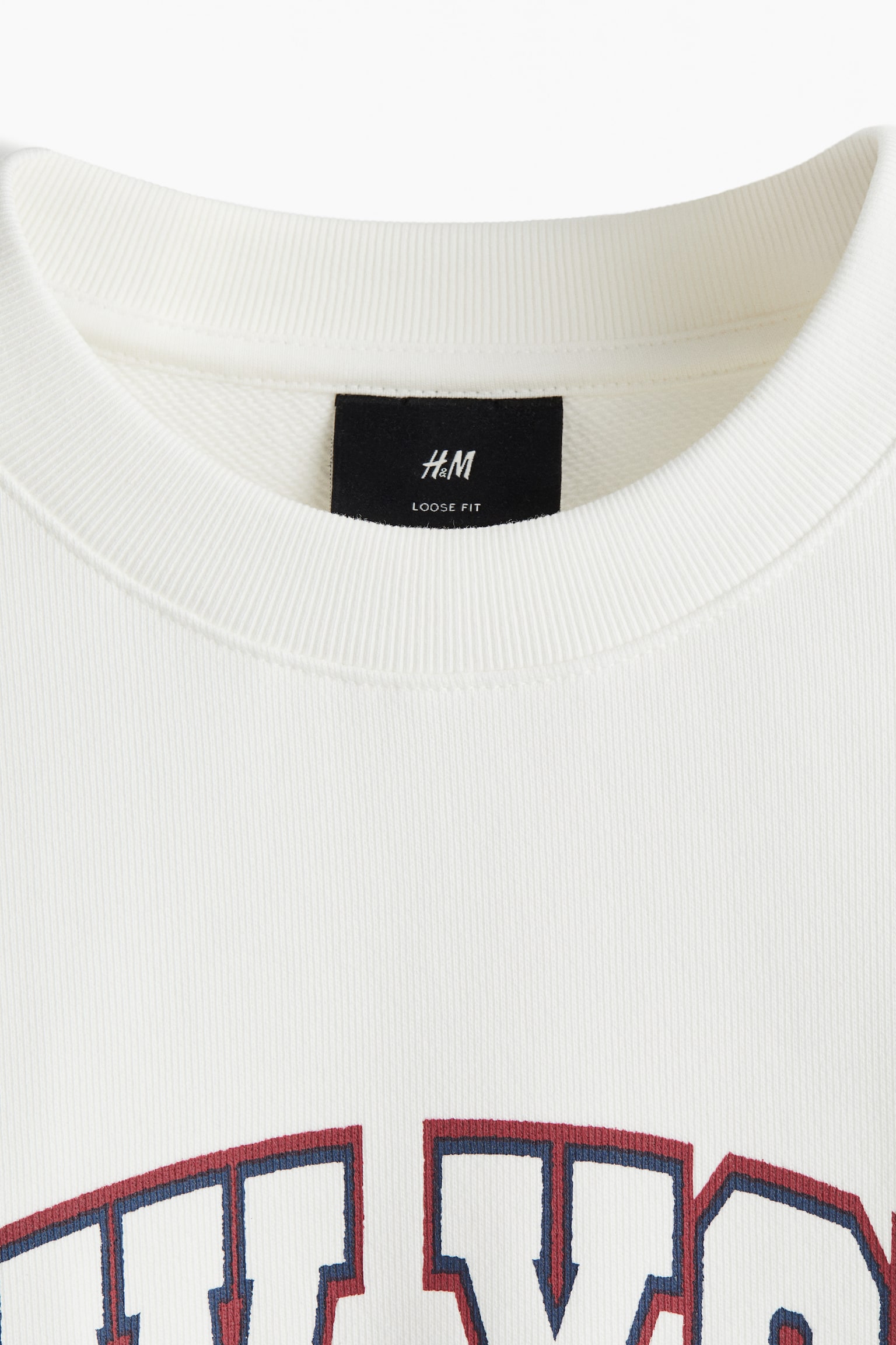 Loose Fit Sweatshirt - White/New York/Dark brown/New York/Light grey marl/Golden/Navy blue/Golden - 4