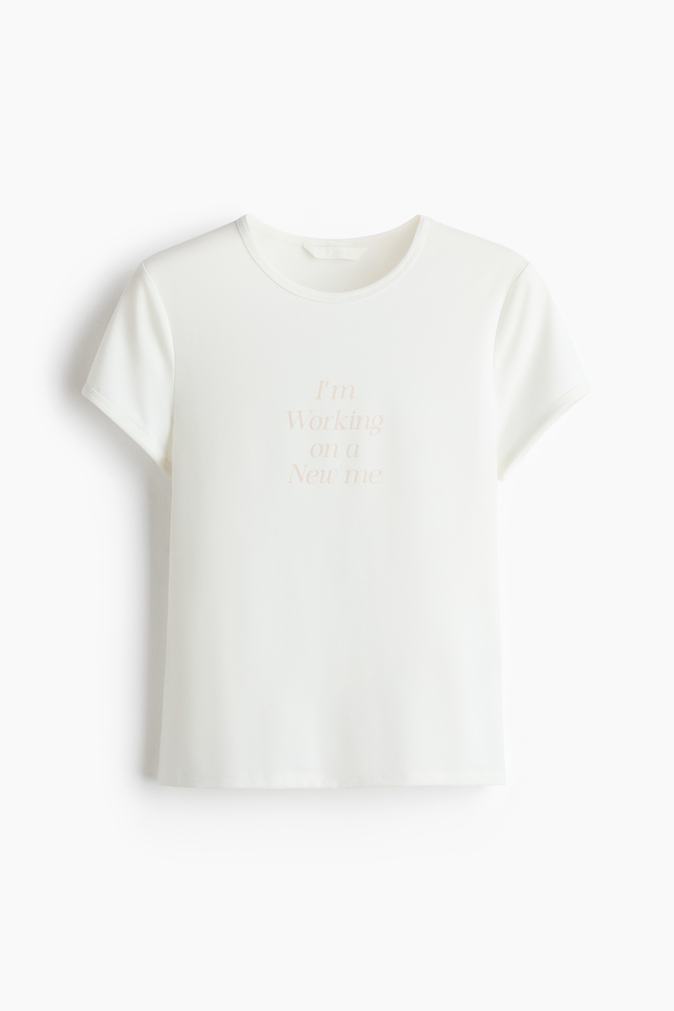 Text-motif T-shirt - White/New Me/Light grey marl/Specialist/Black/Creating