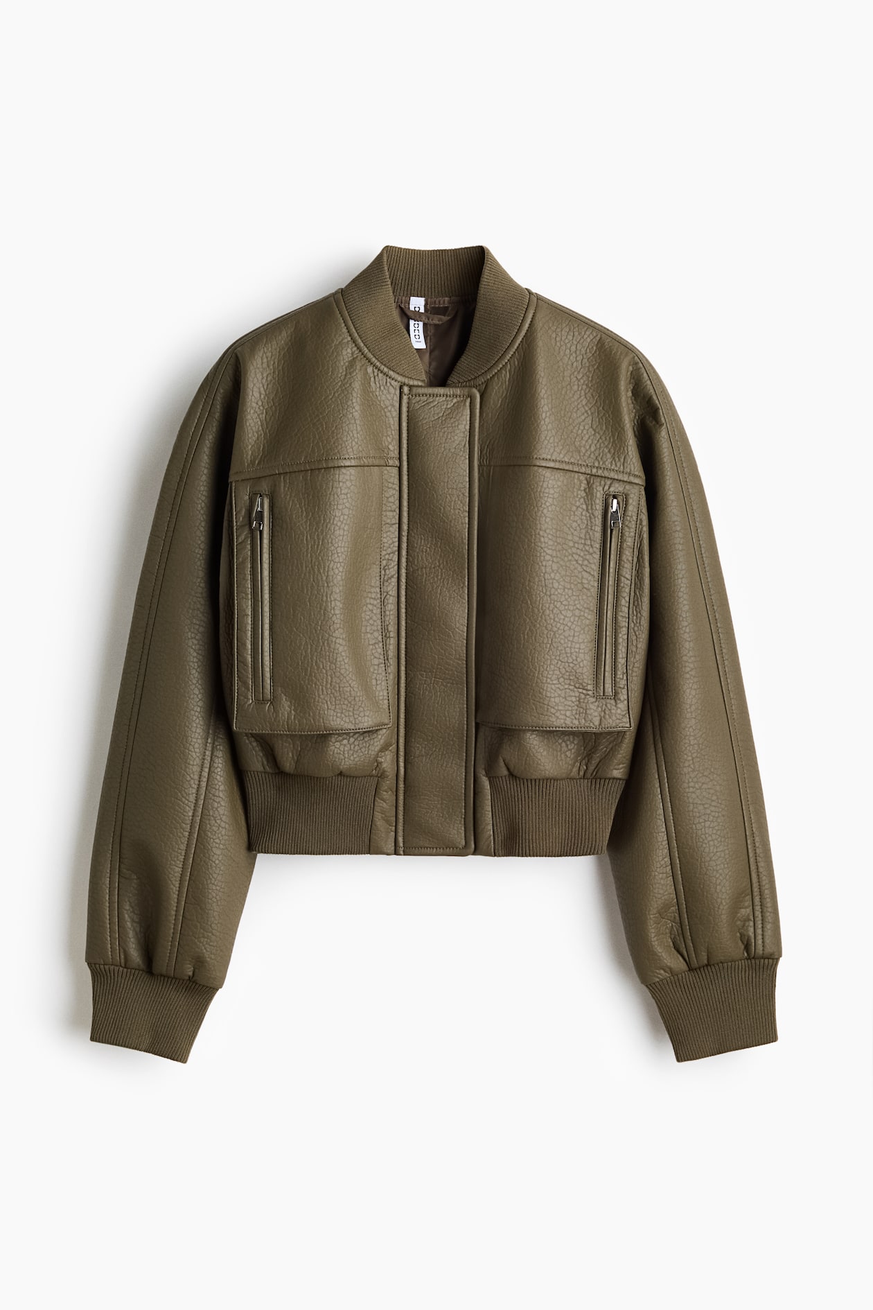 Coated Bomber Jacket