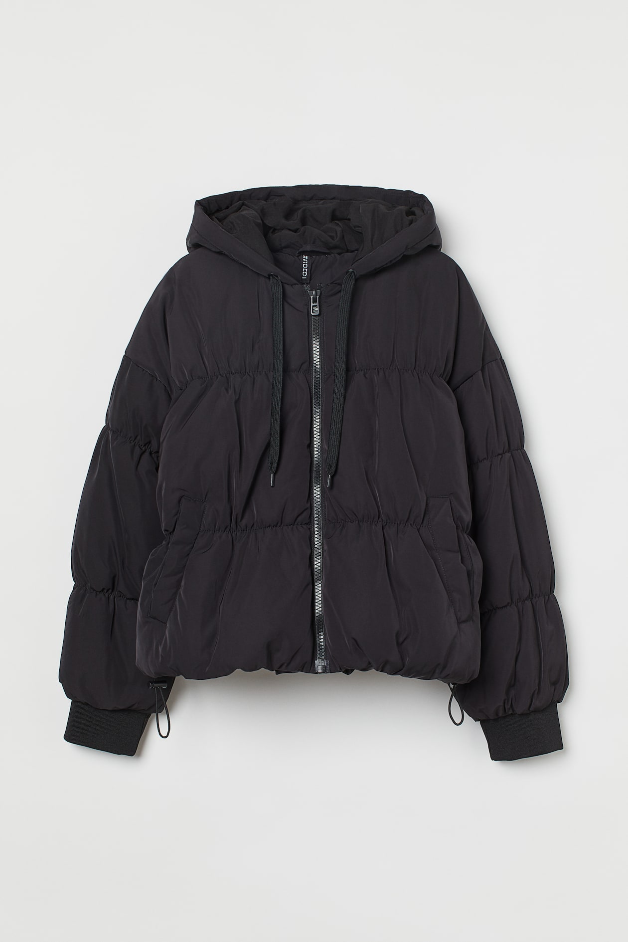 Boxy puffer jacket - Black - Ladies | H&M GB