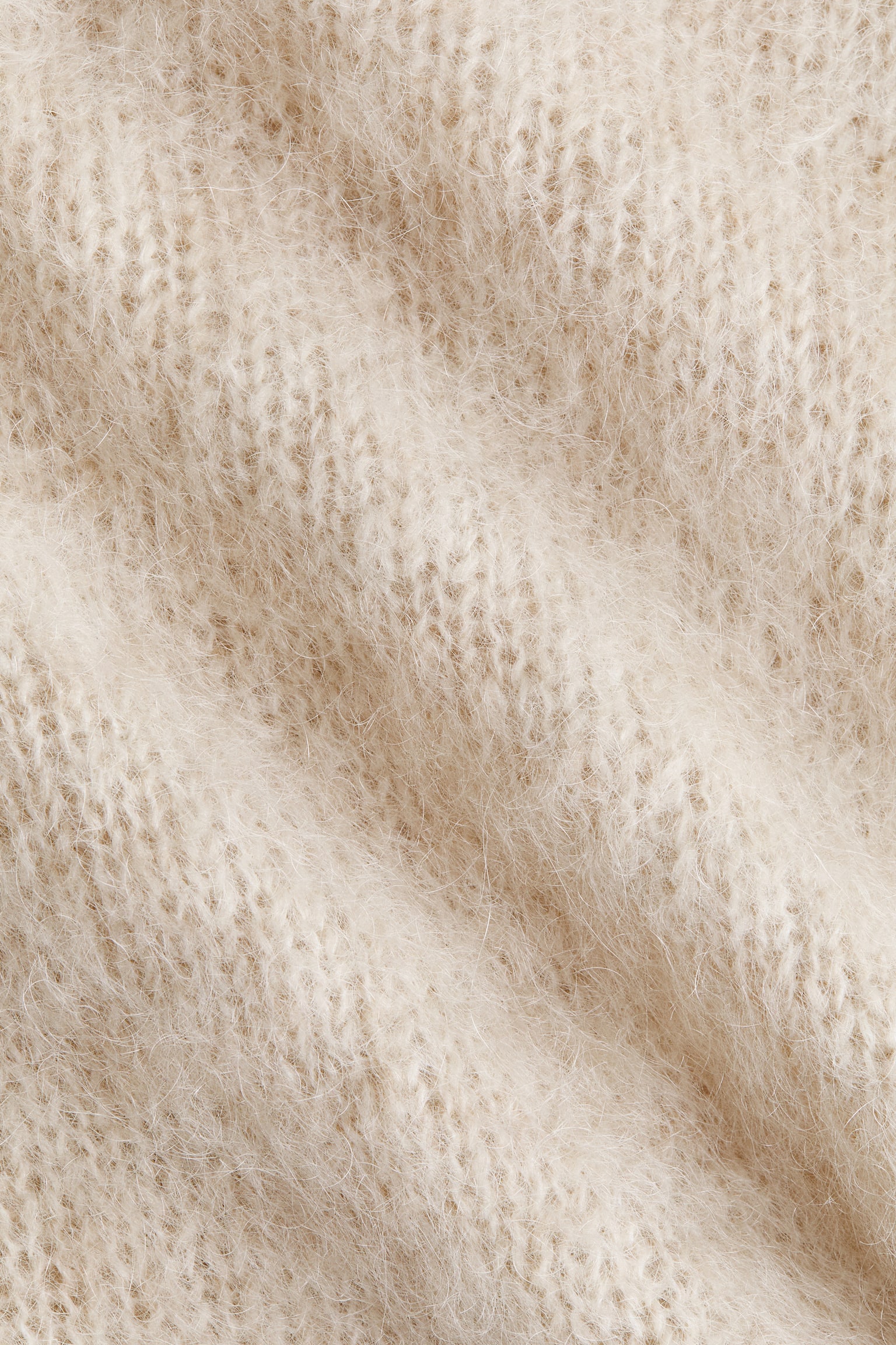 Mohair-blend jumper - Light beige - 4