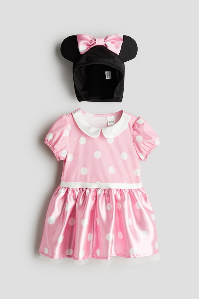 Zestaw 2-częściowy na bal przebierańców - Pink/Minnie Mouse - 1