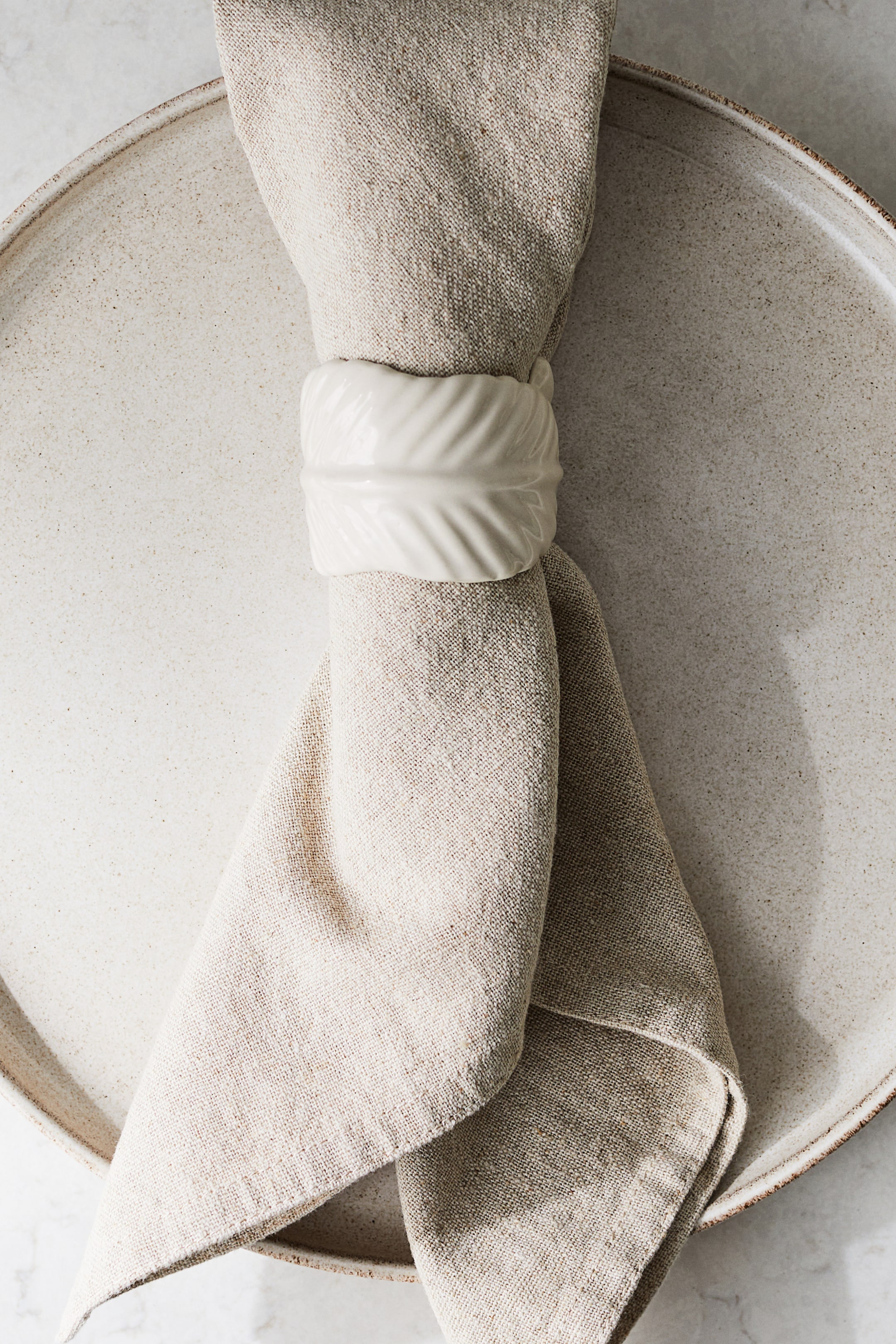 2-pack Stoneware Napkin Rings