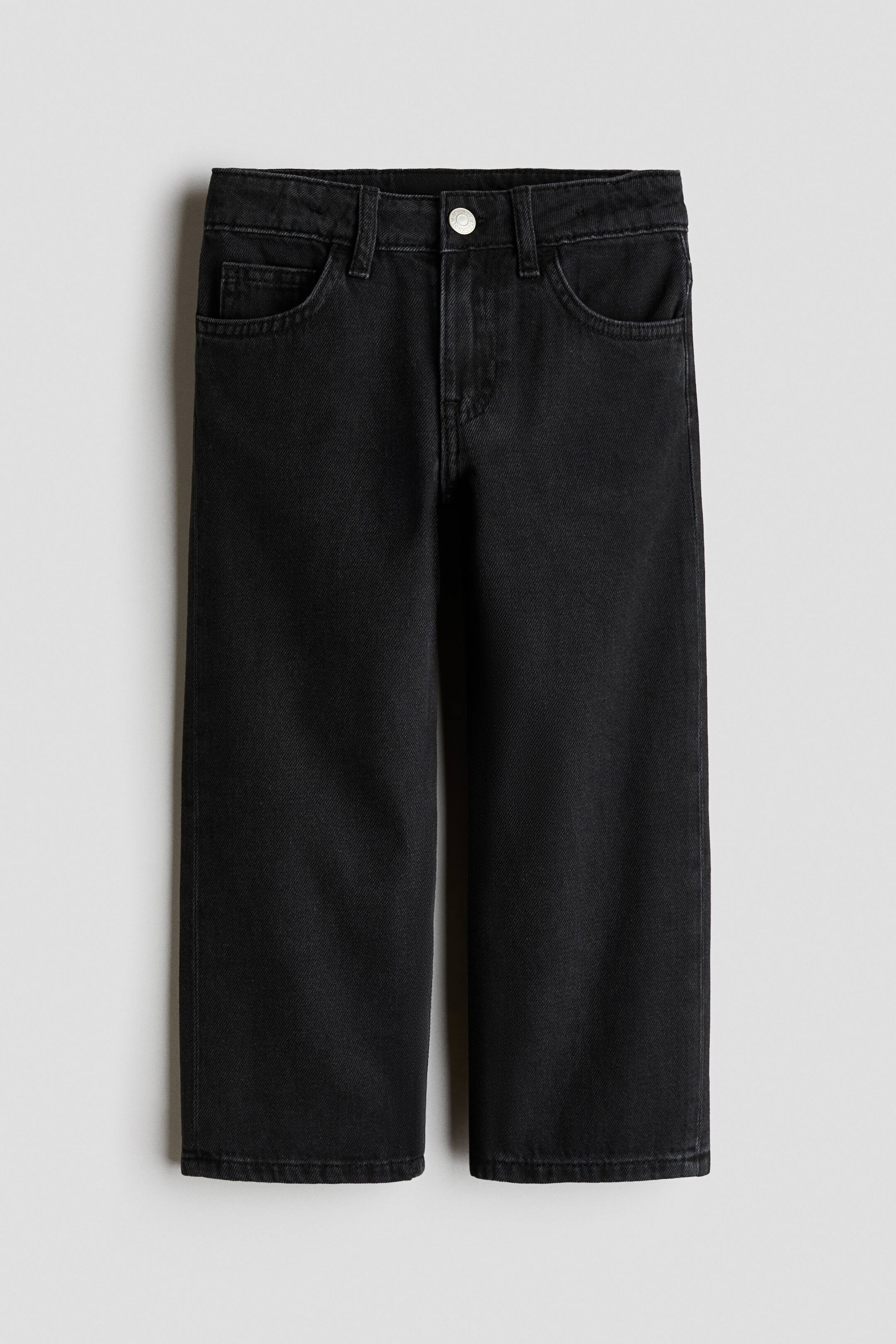 View larger image: Loose Fit Jeans - Denim black - Kids | H&M 1