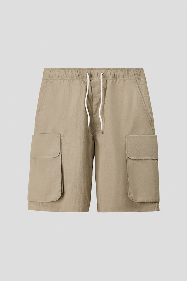 Shorts Cargo Loose Fit - Verde caqui - 1