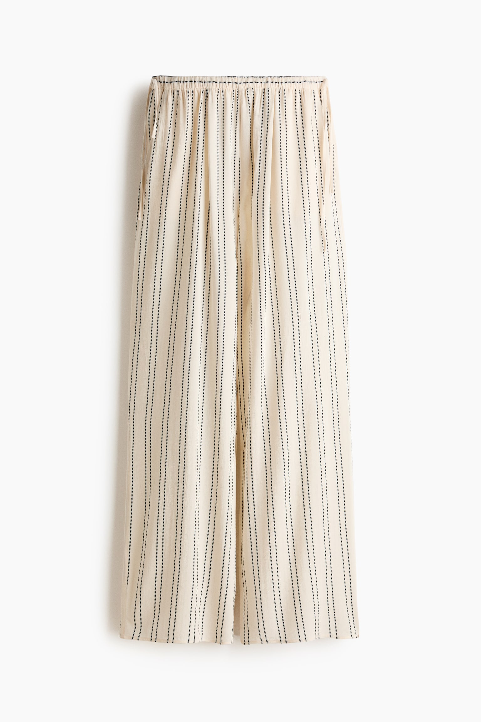 Wide-Leg Drawstring Pants