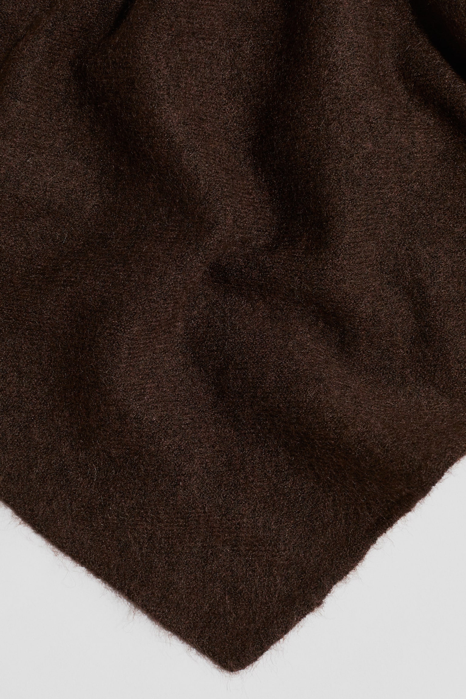 Детский шарф H&M Fine-Knit, цвет: Тёмный коричневый — фото 2