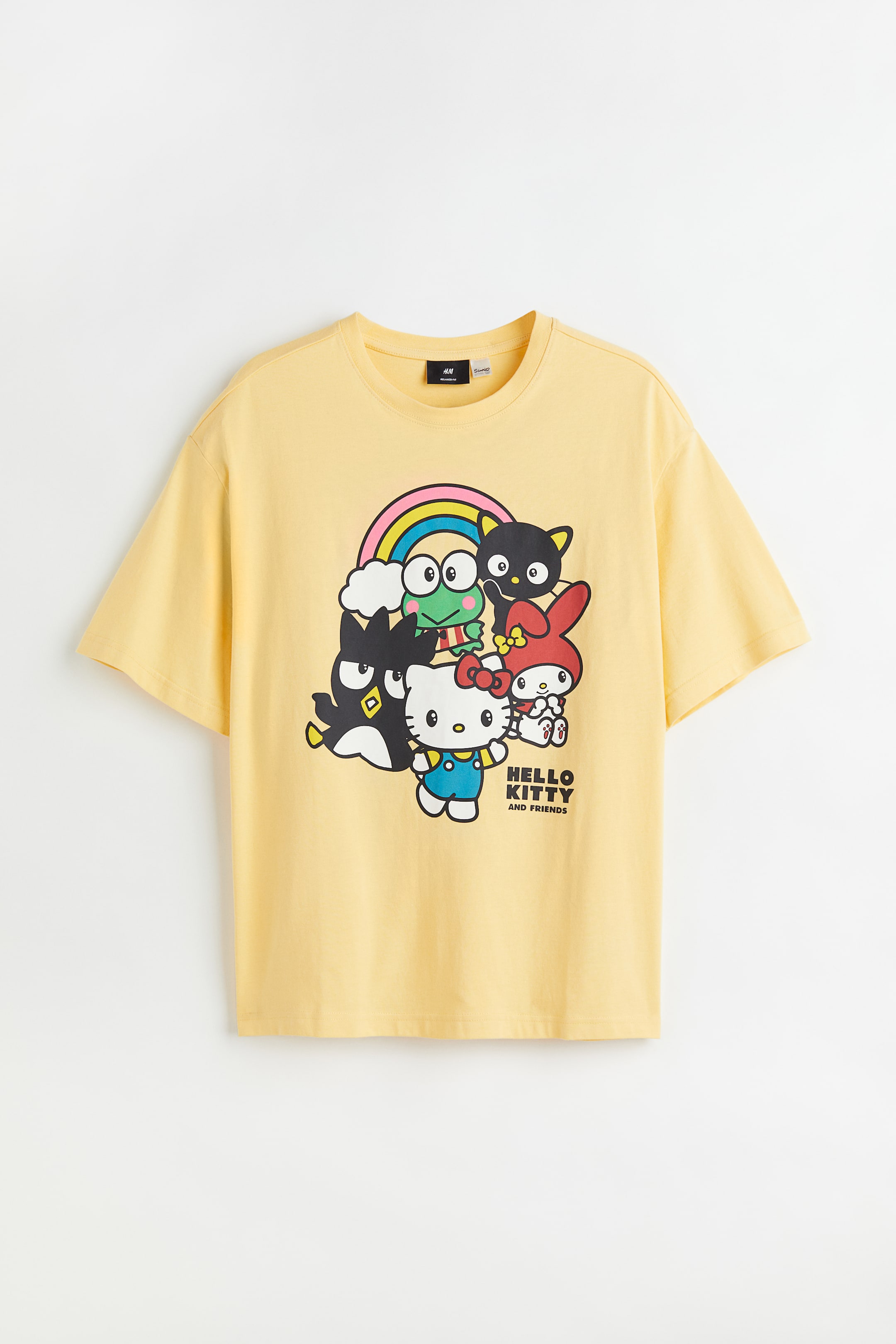 查看大圖: 寬鬆剪裁T恤 - 黃色/Hello Kitty - Men | H&M 1