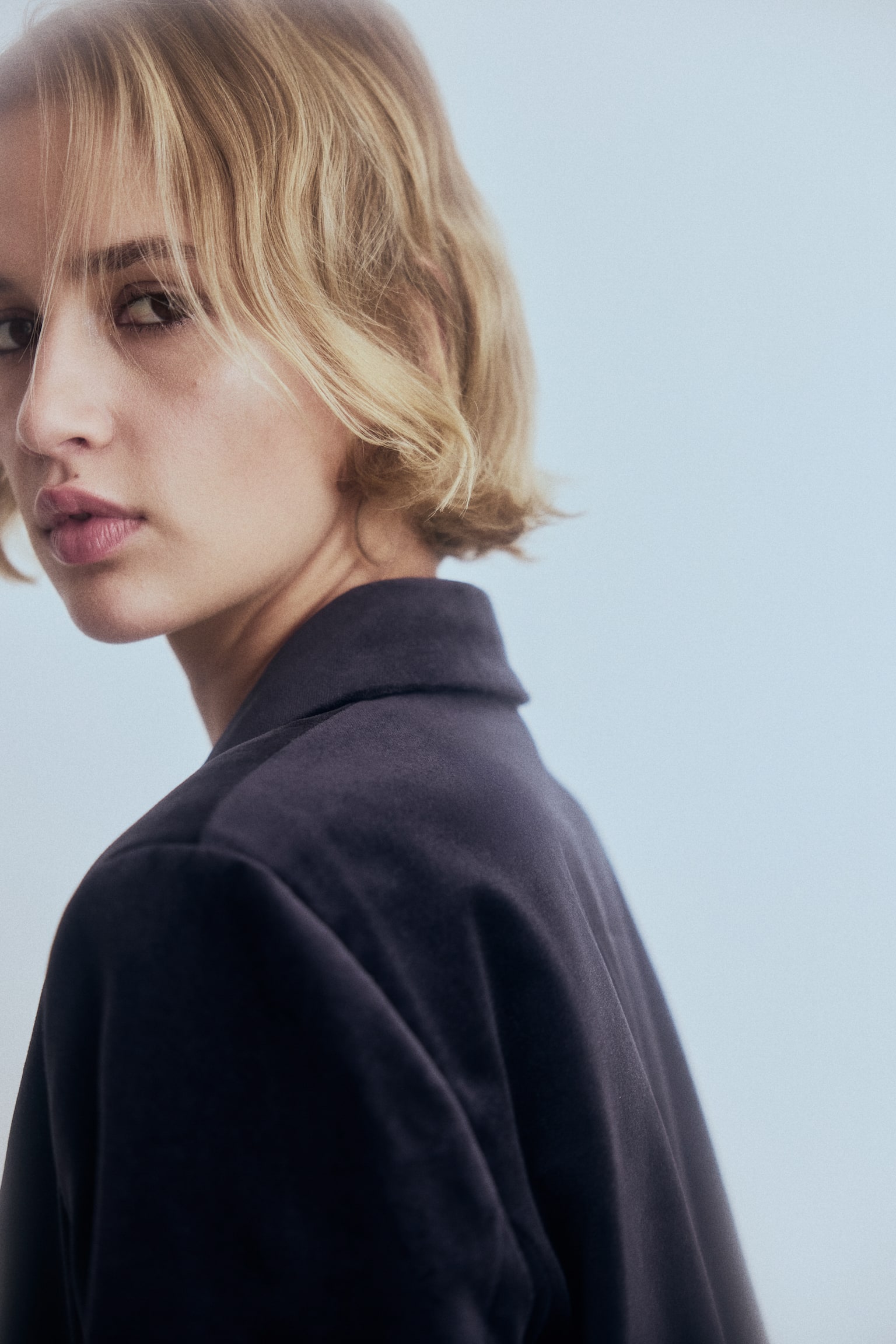 Single-breasted blazer - Navy blue - 6