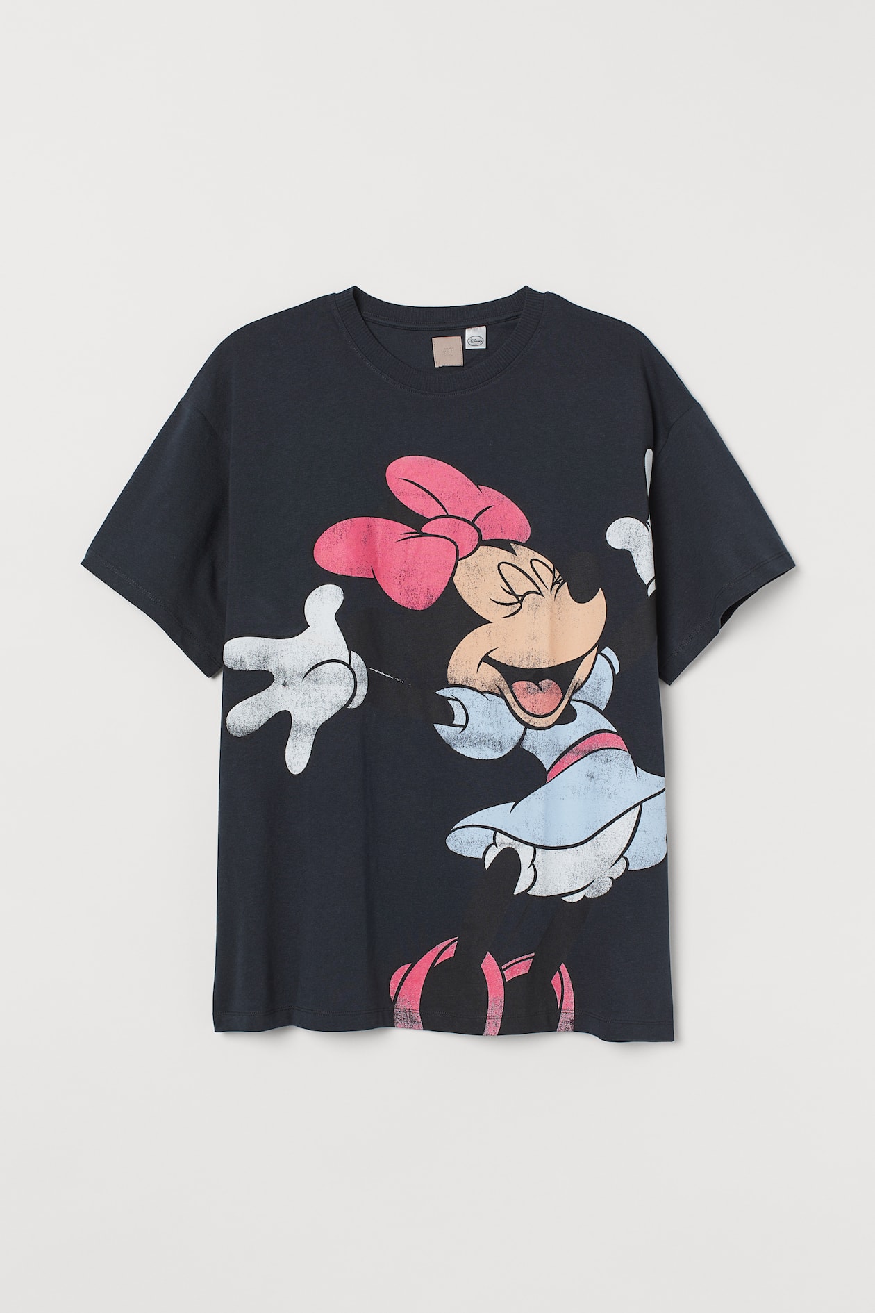 H&M+ Oversized T-shirt - Dark gray/Minnie Mouse - Ladies | H&M US