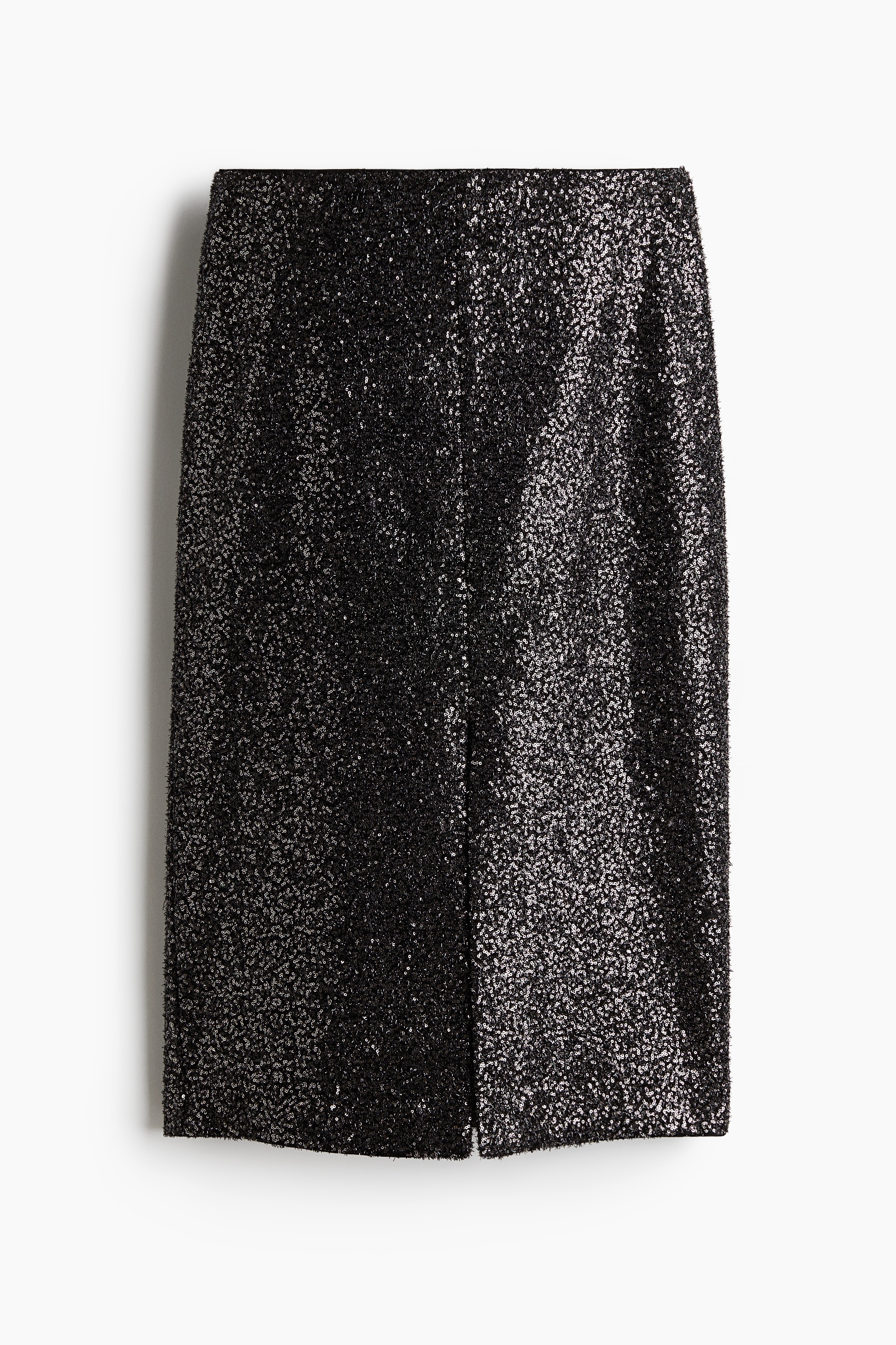 Nero/argentato Gonna longuette con paillettes - Size: 44  - H&M