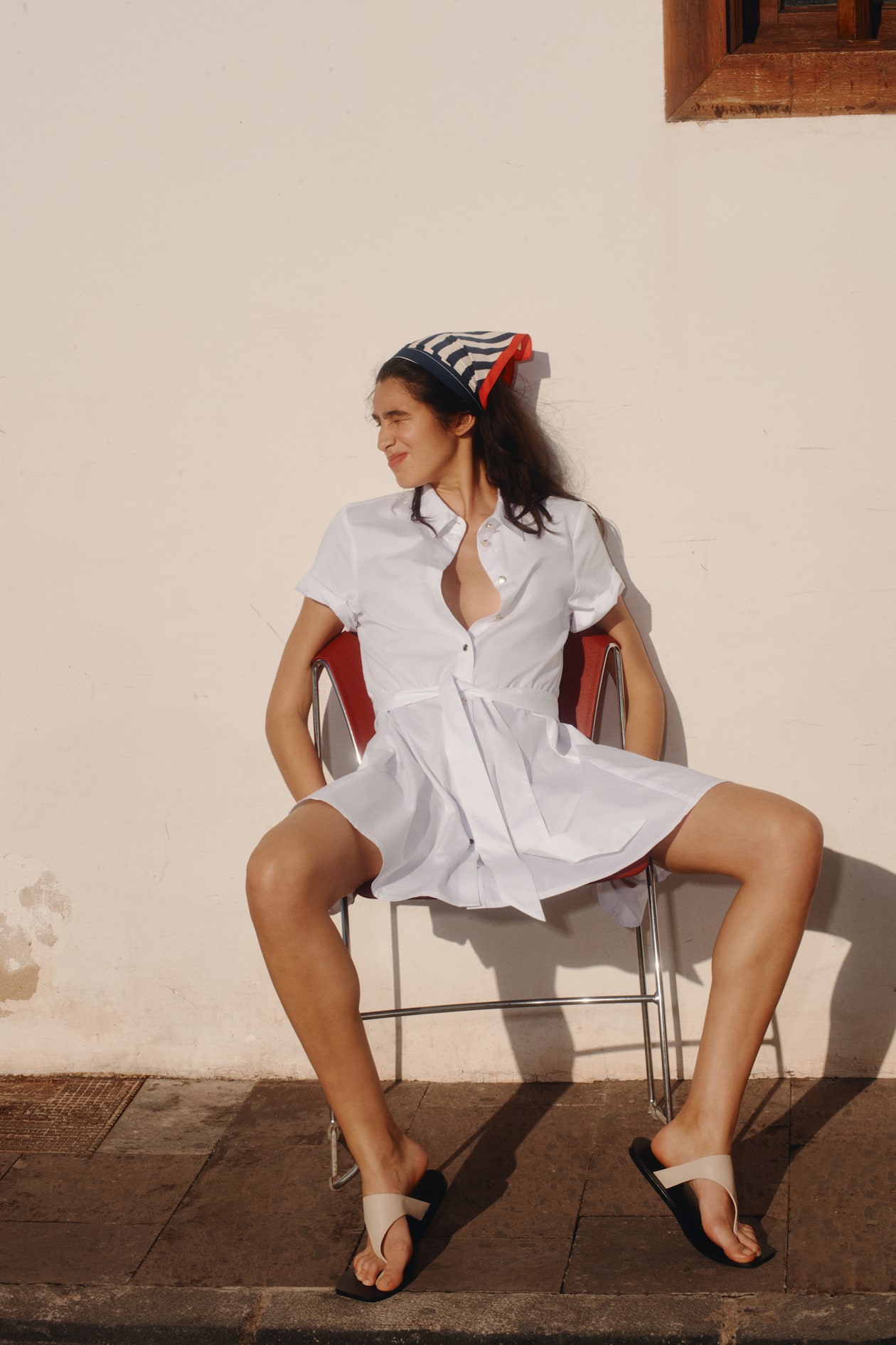Tie-Belt Shirt Dress - image 3