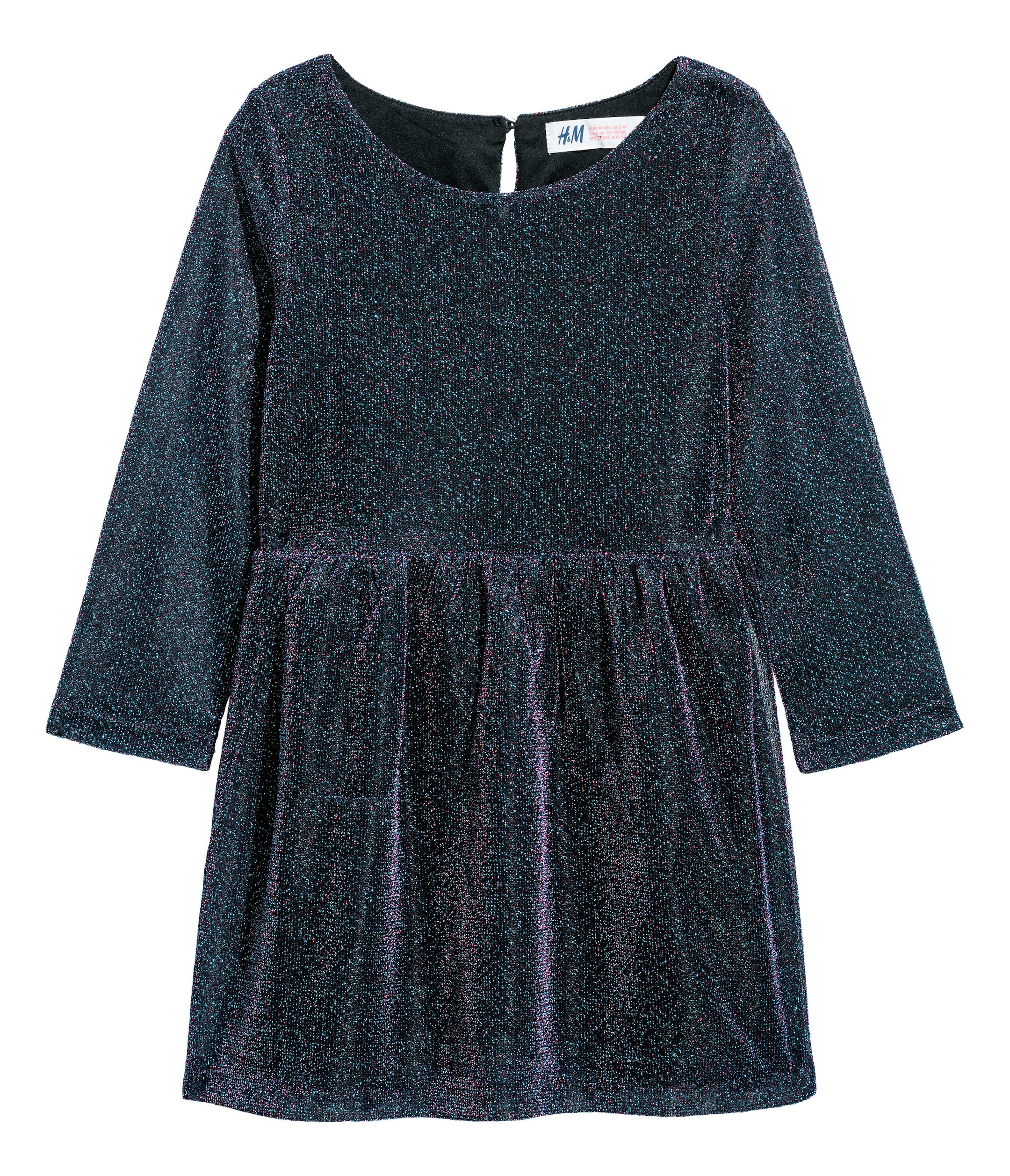 View larger image: Dress - Black/Glittery - Kids | H&M GB 1