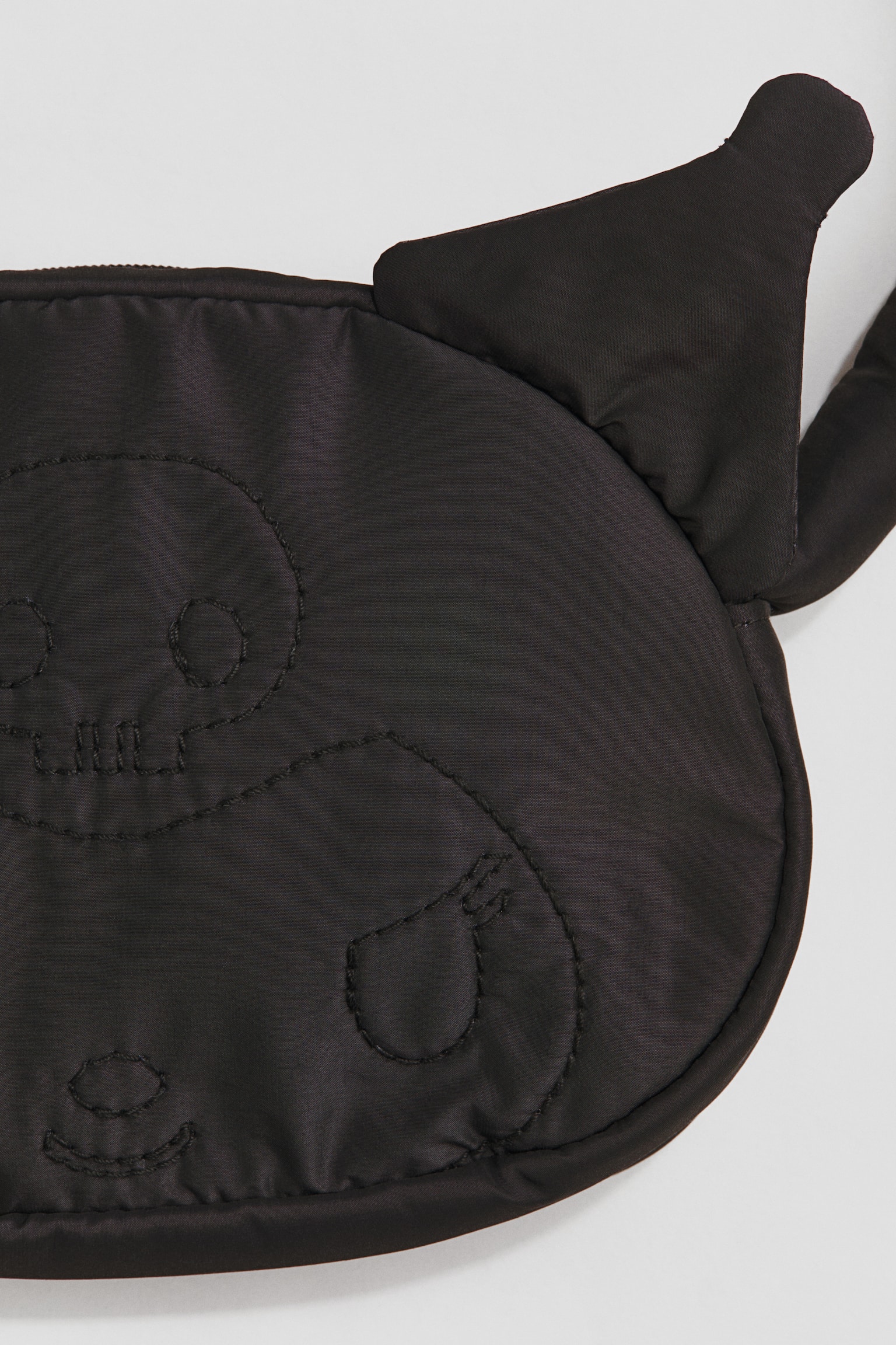 圖案手提包 - 黑色/酷洛米 - 4