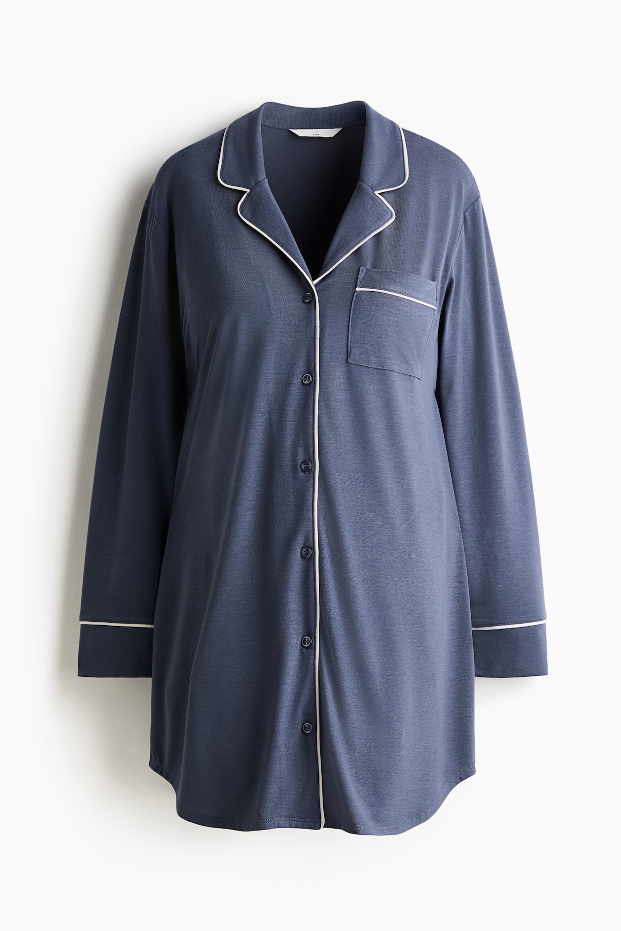 Chemise longue anti-UV Femme, Antibes, Nuvées, UPF 50+, Bleu Océan