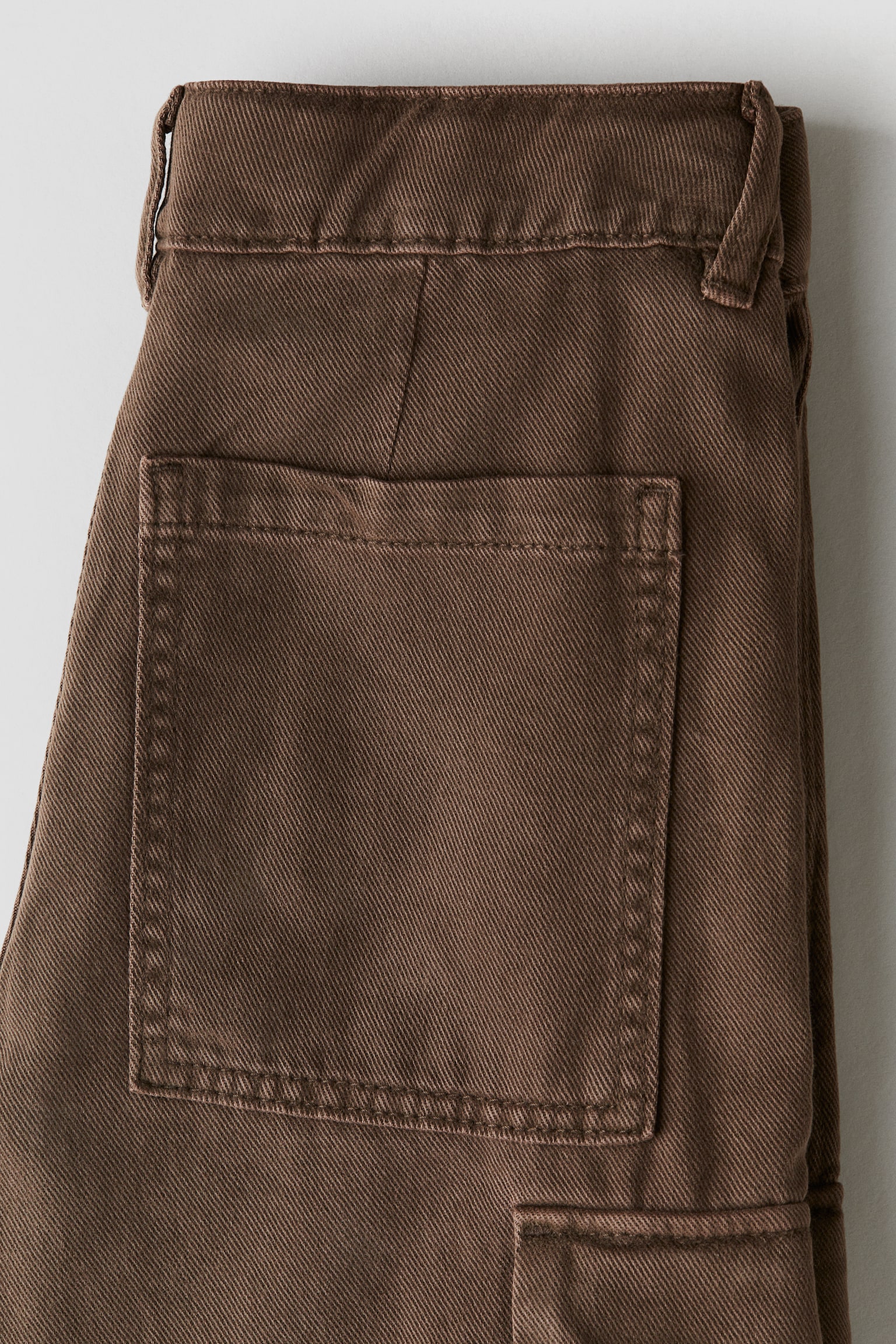 Cargo trousers - Brown/Khaki green - 2