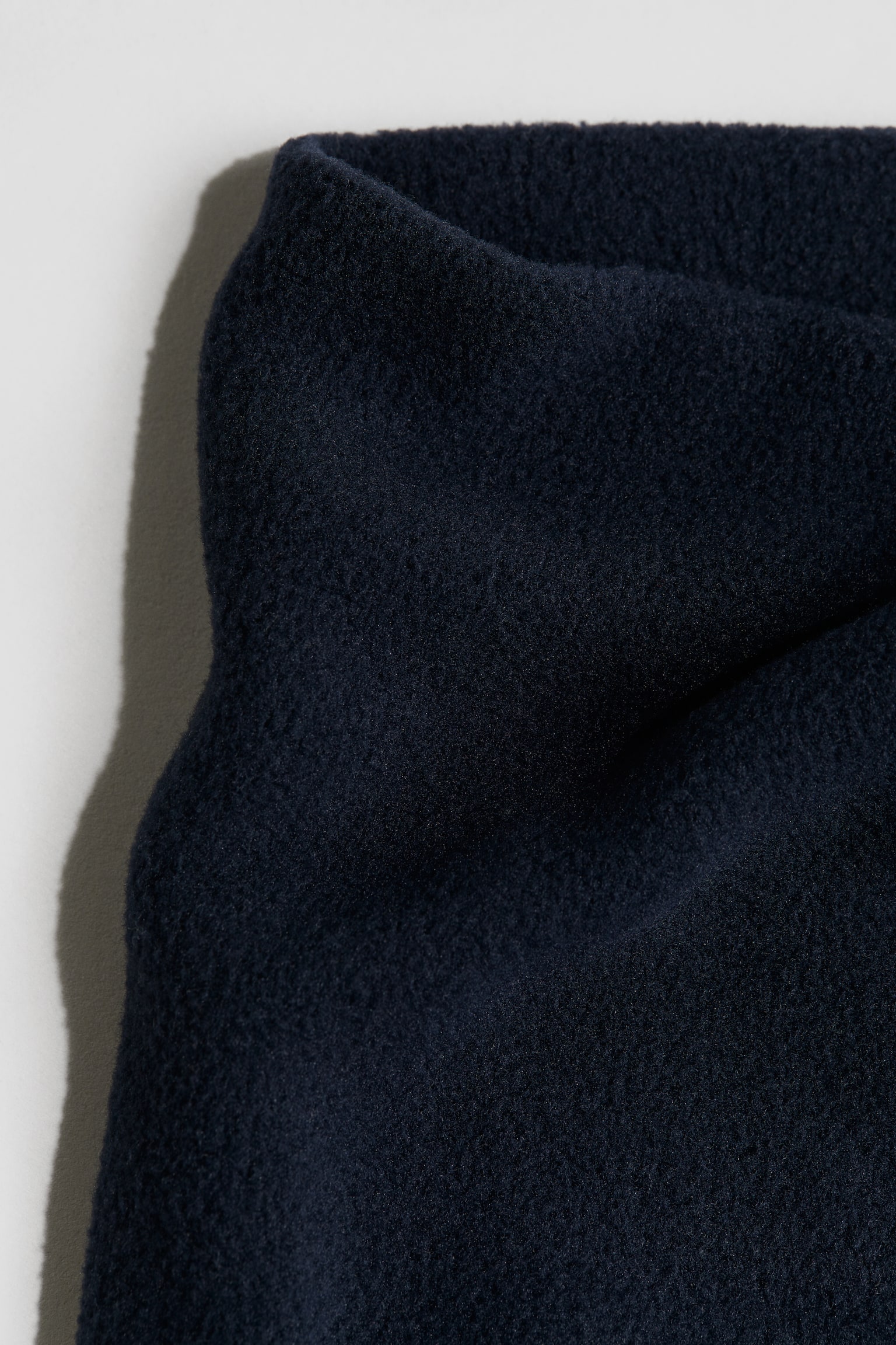 Fleece tube scarf - Navy blue - 2